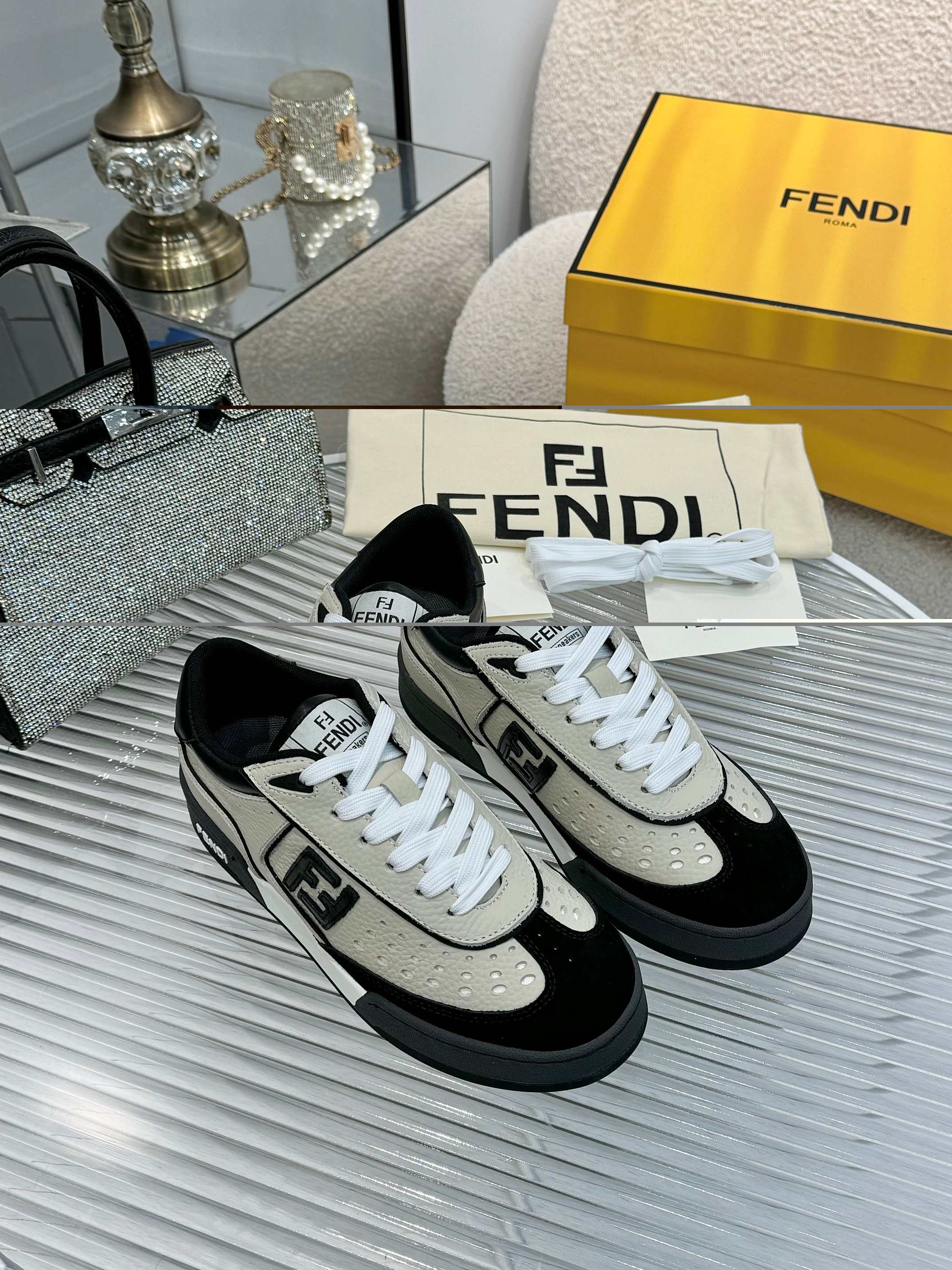 Fendi Louis Vuitton Male Sneakers Mesh Breathable M-s