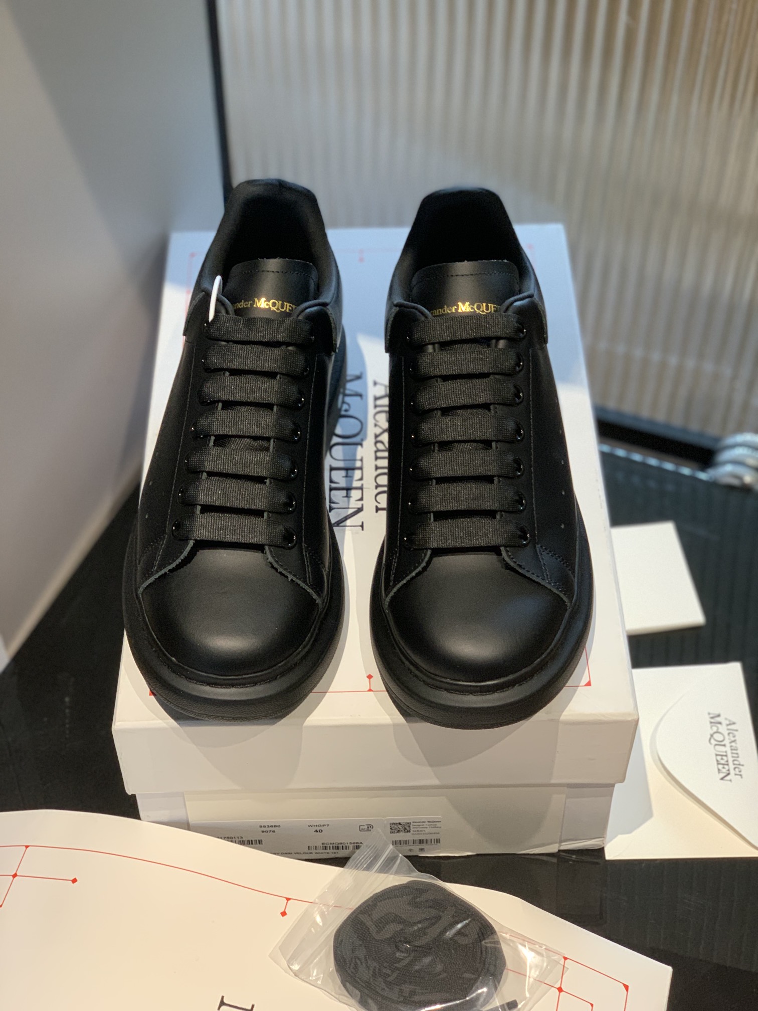 Alexander Mcqueen Male Basic Shoes Black M-l-s