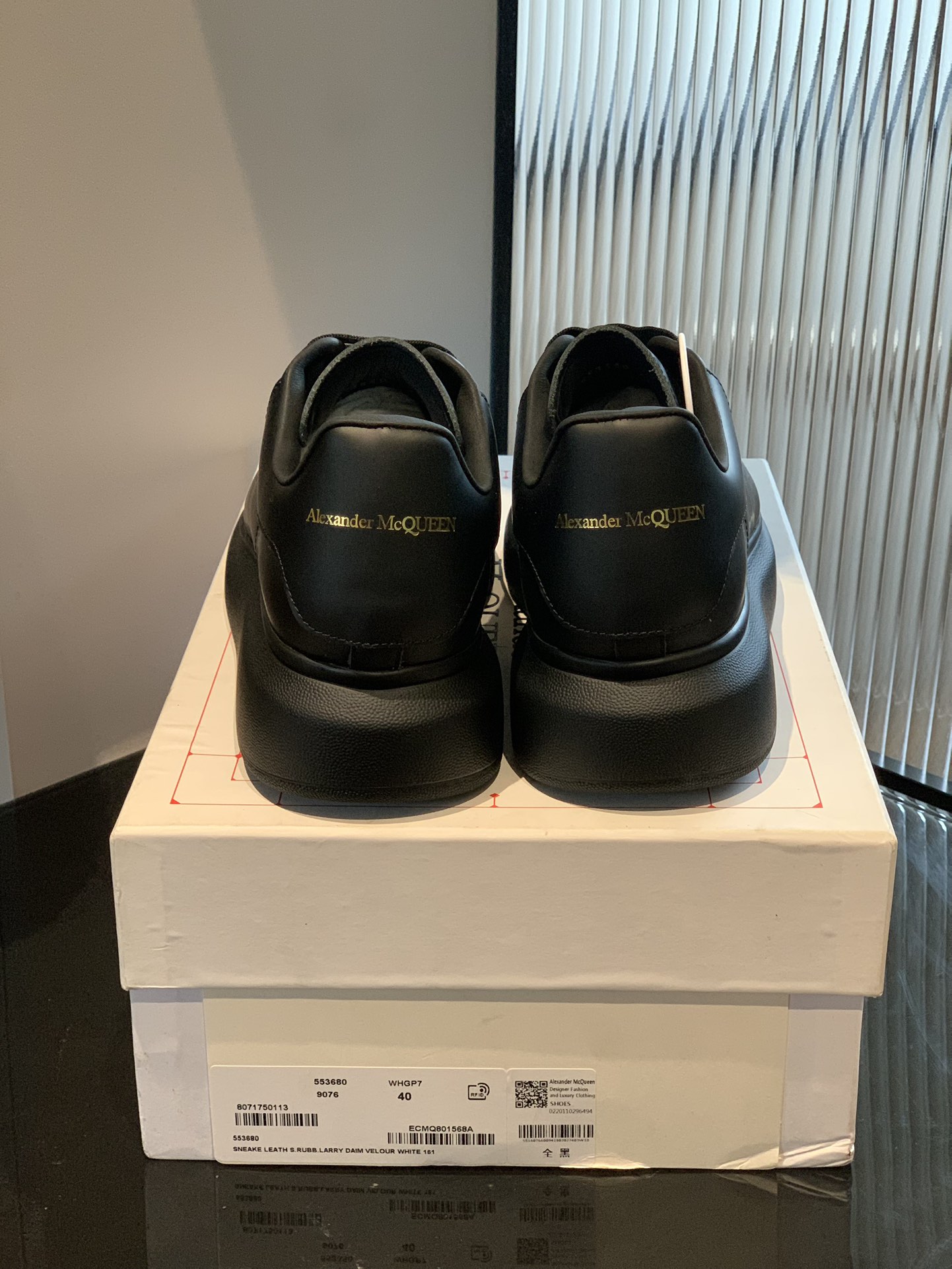 Alexander Mcqueen Male Basic Shoes Black M-l-s
