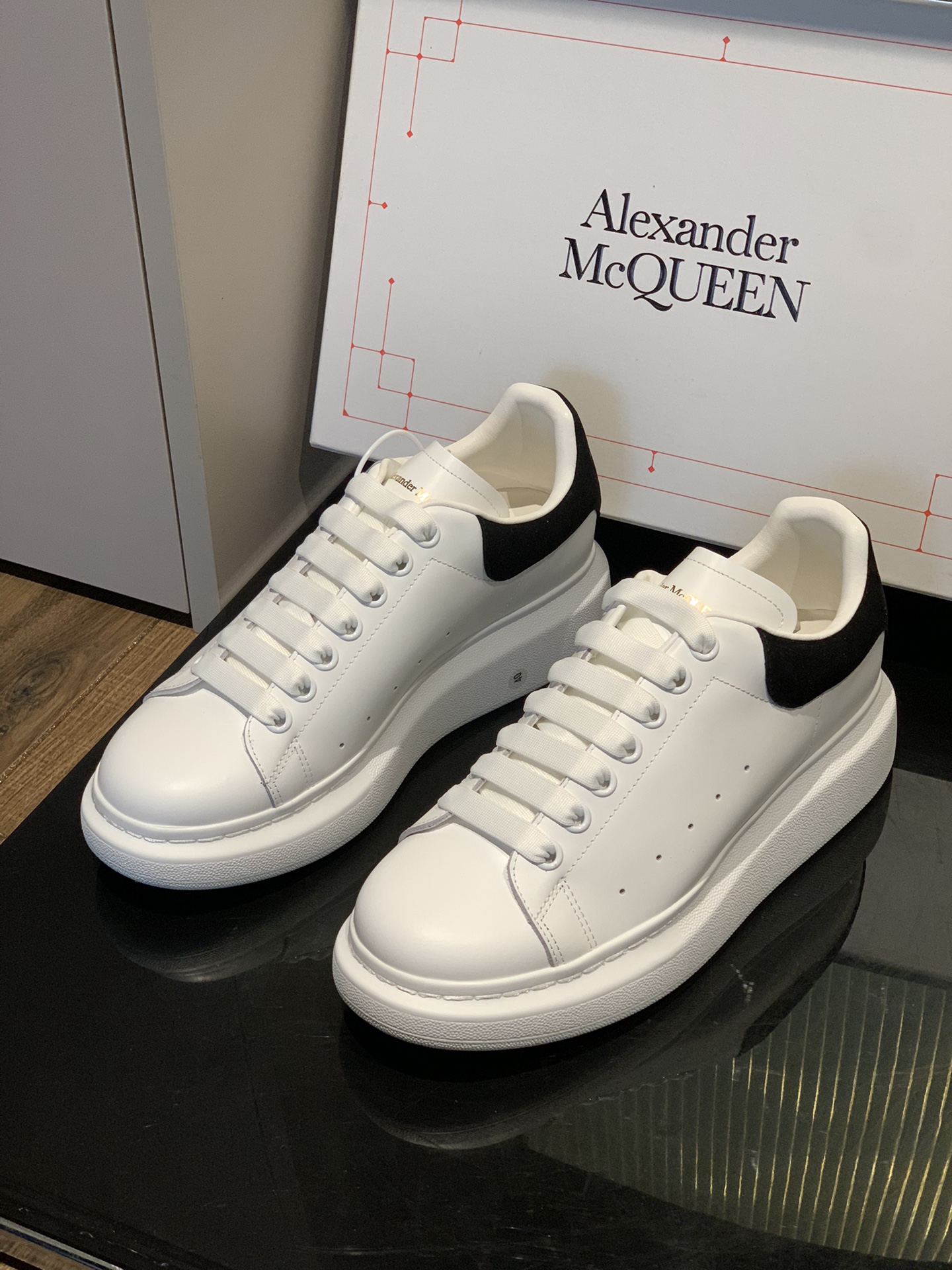 Alexander Mcqueen Male Basic Shoes Black M-l-s