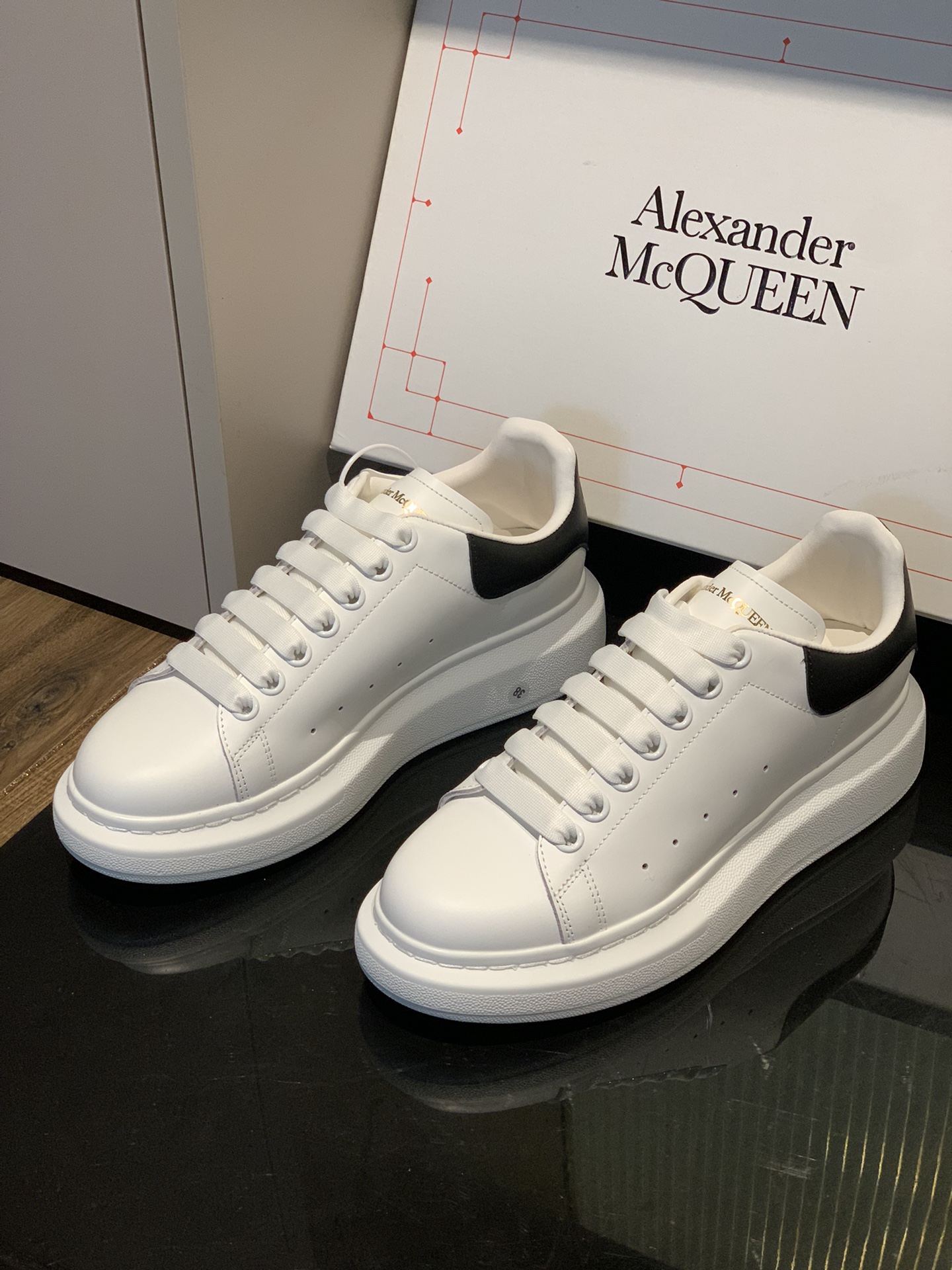 Alexander Mcqueen Male Basic Shoes Black M-l-s