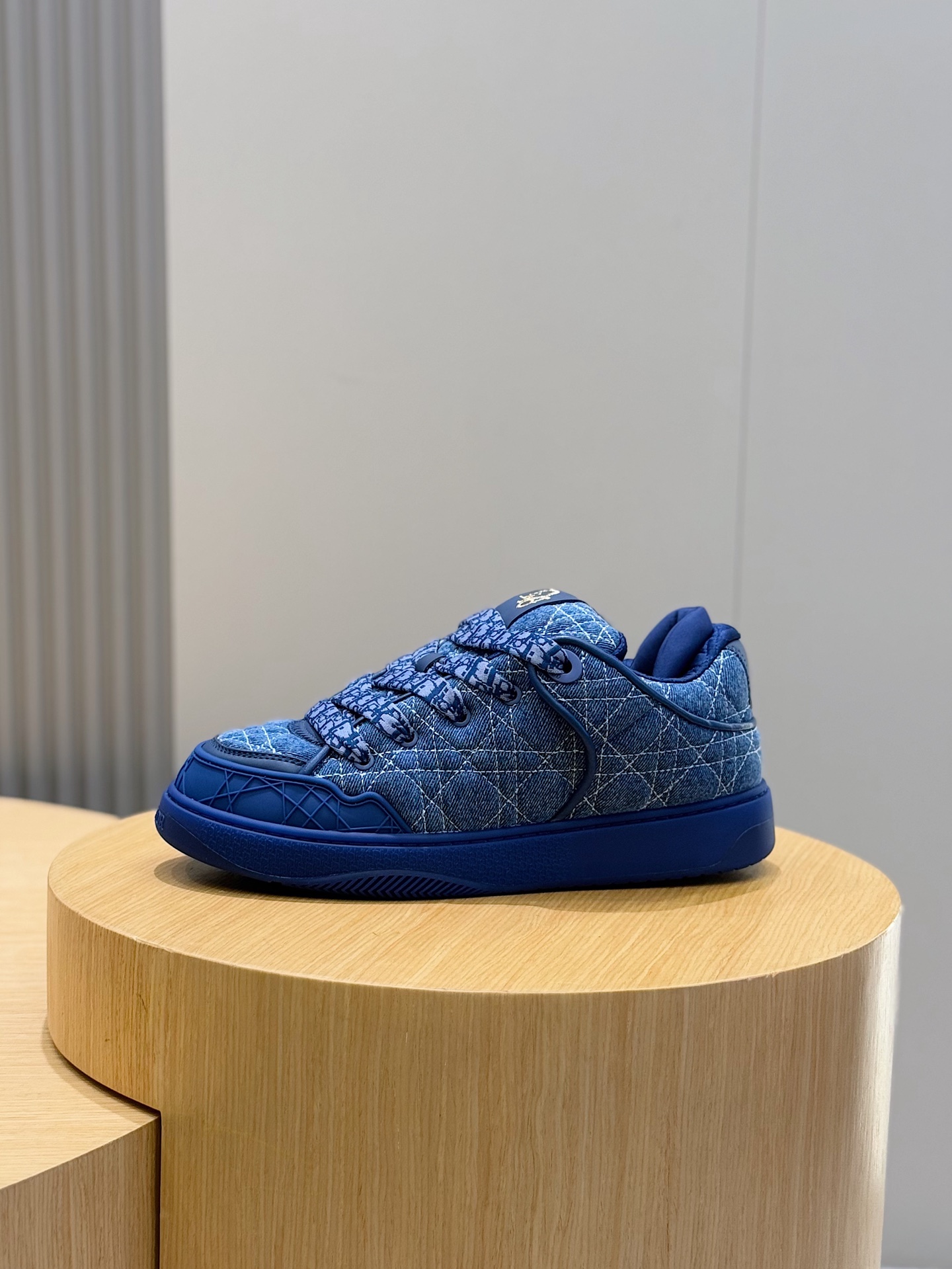Male Sneakers Blue Breathable M-l-s