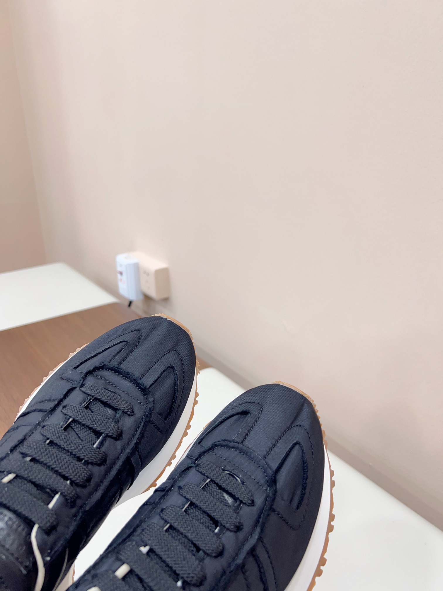 Male Sneakers Mesh Black Breathable