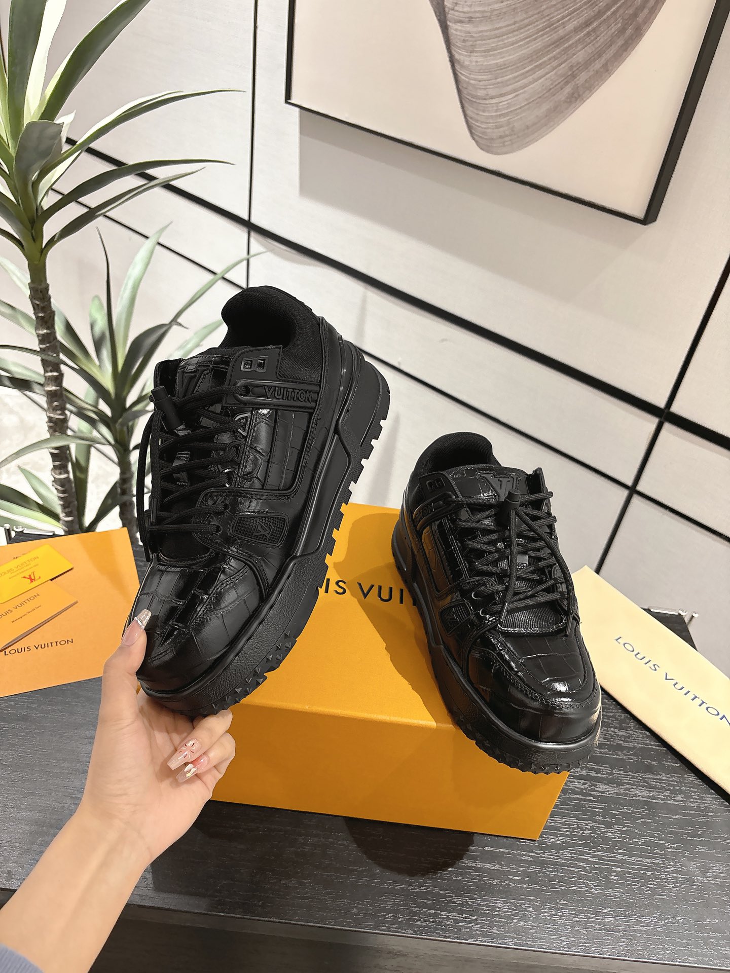 Louis Vuitton Male Basic Shoes L