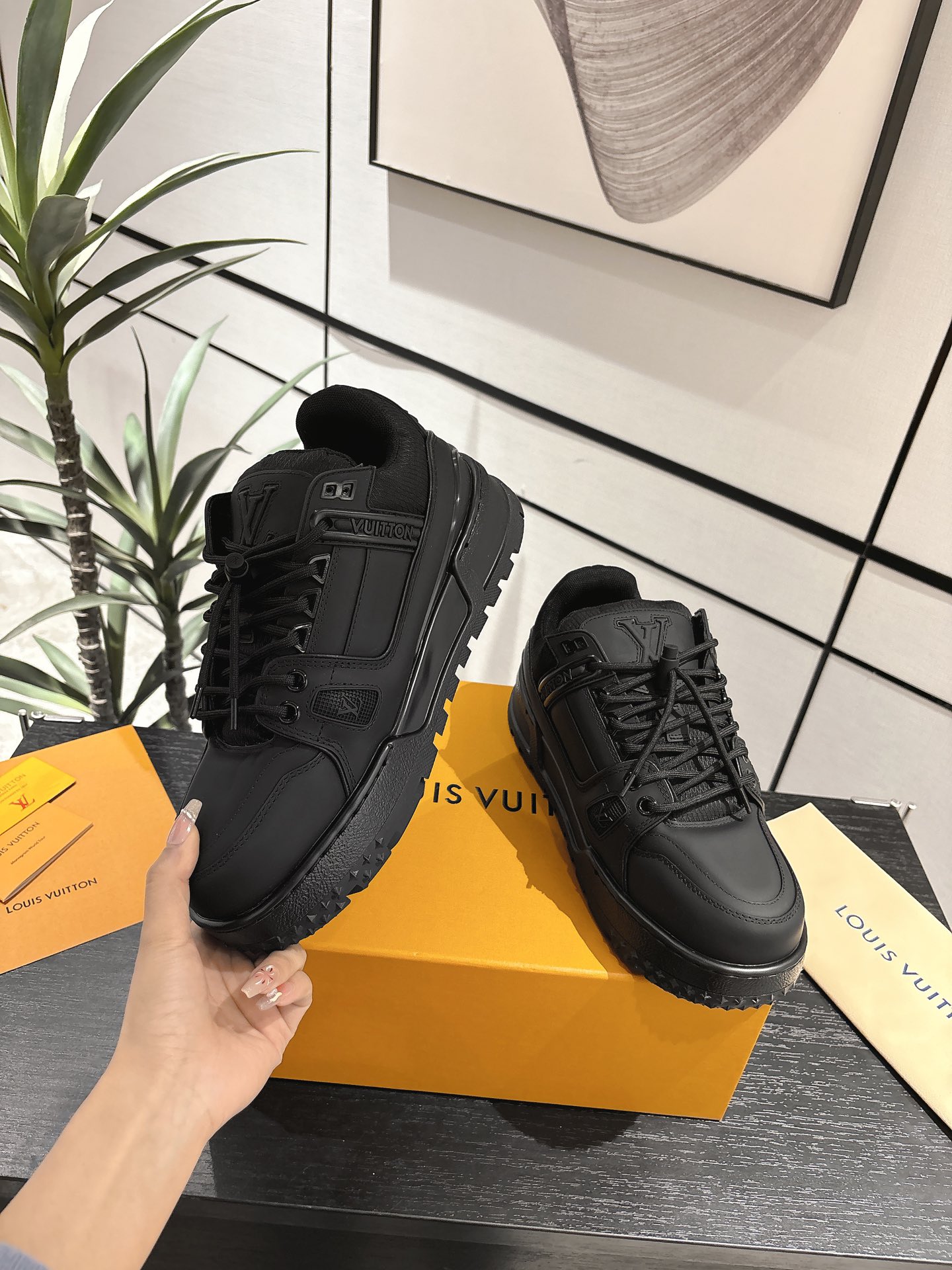 Louis Vuitton Male Basic Shoes L