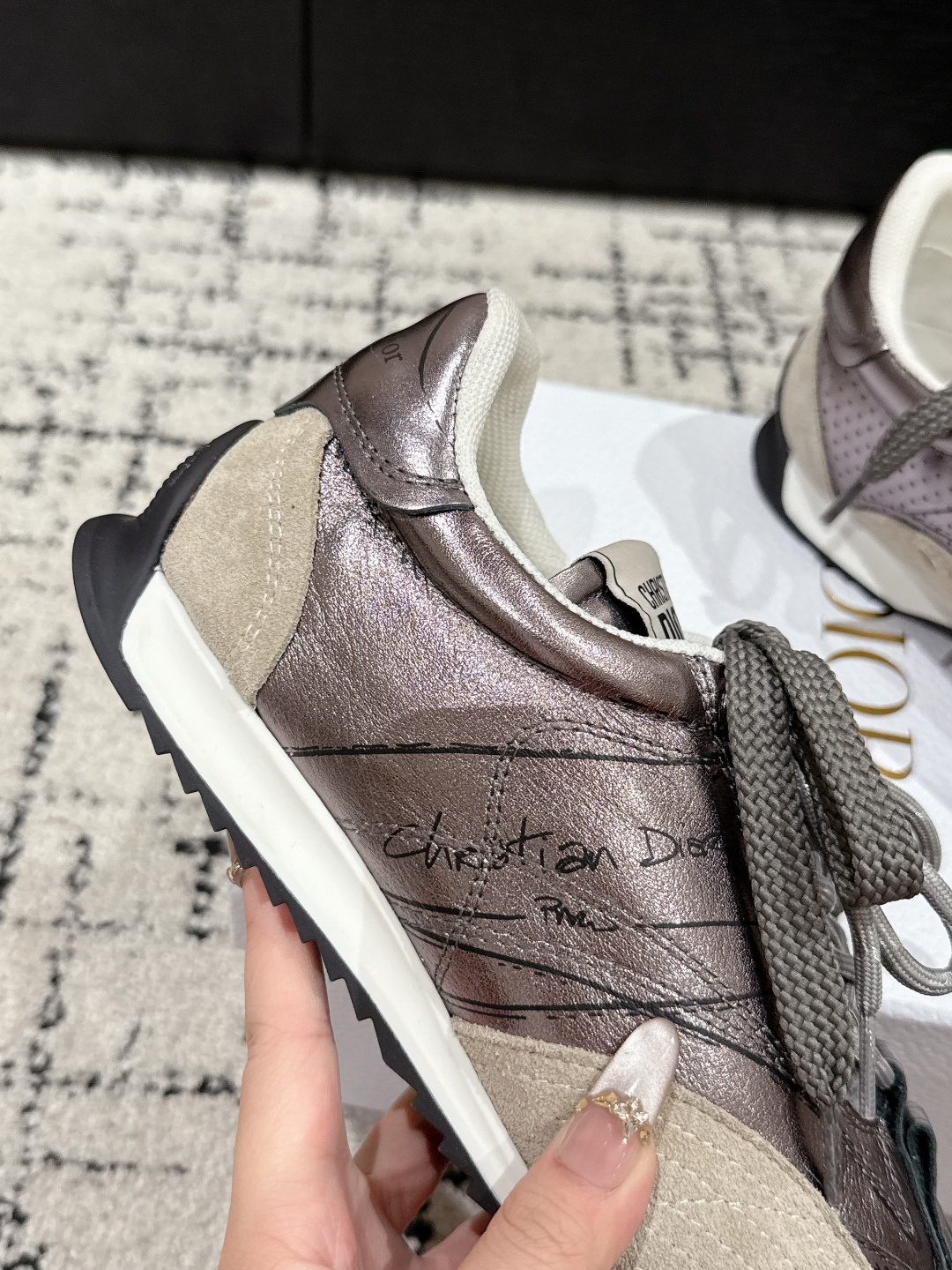 Dior Male Sneakers Breathable S