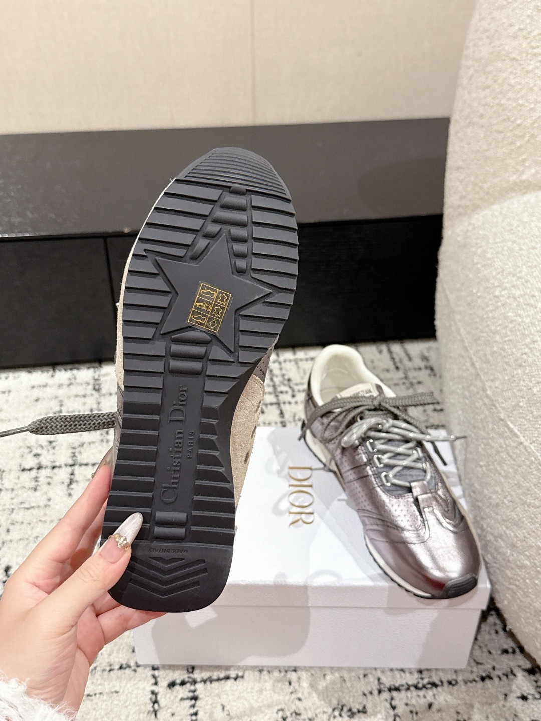 Dior Male Sneakers Breathable S