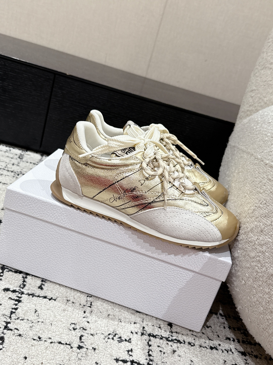 Dior Male Sneakers Breathable S