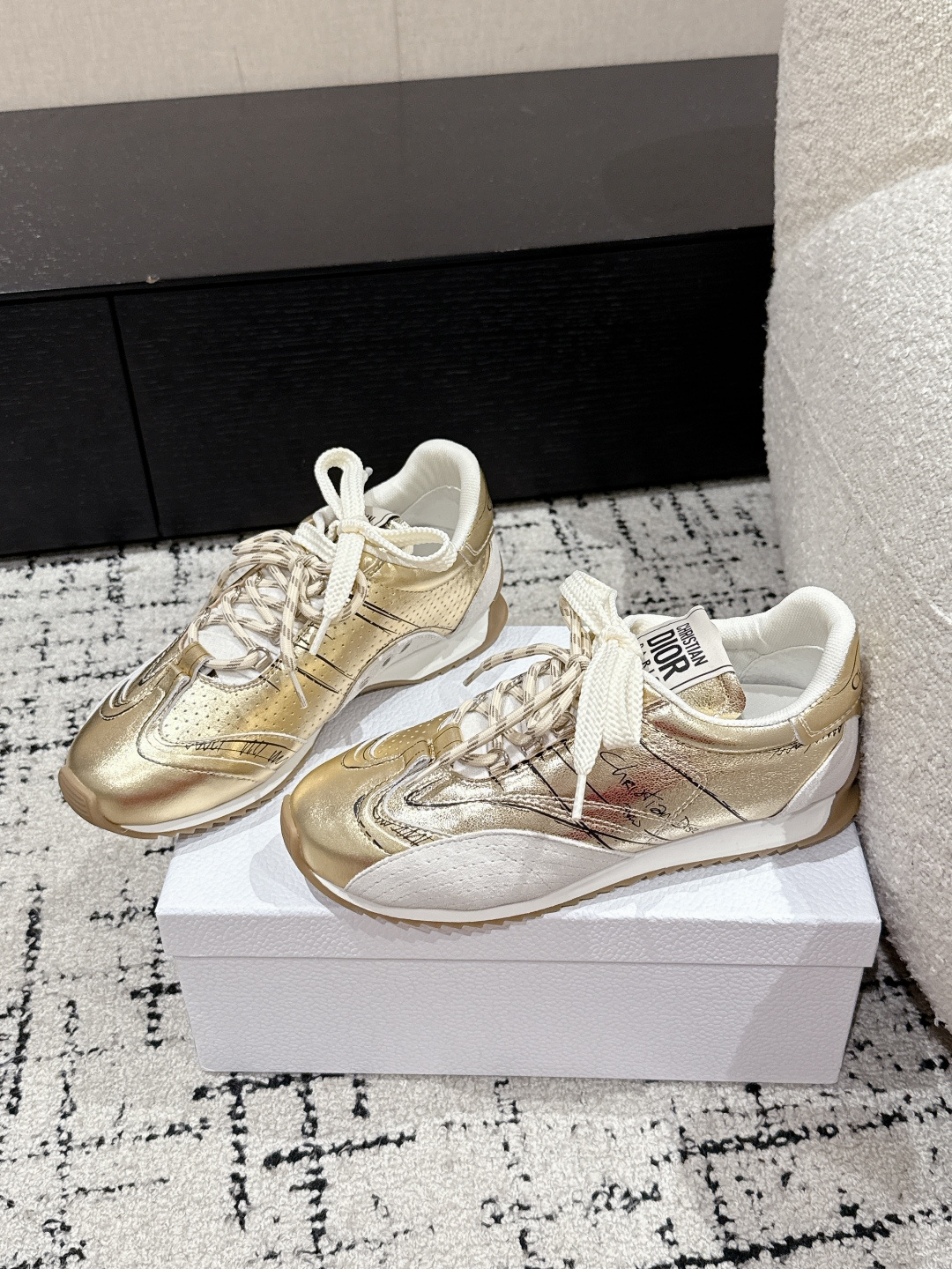 Dior Male Sneakers Breathable S