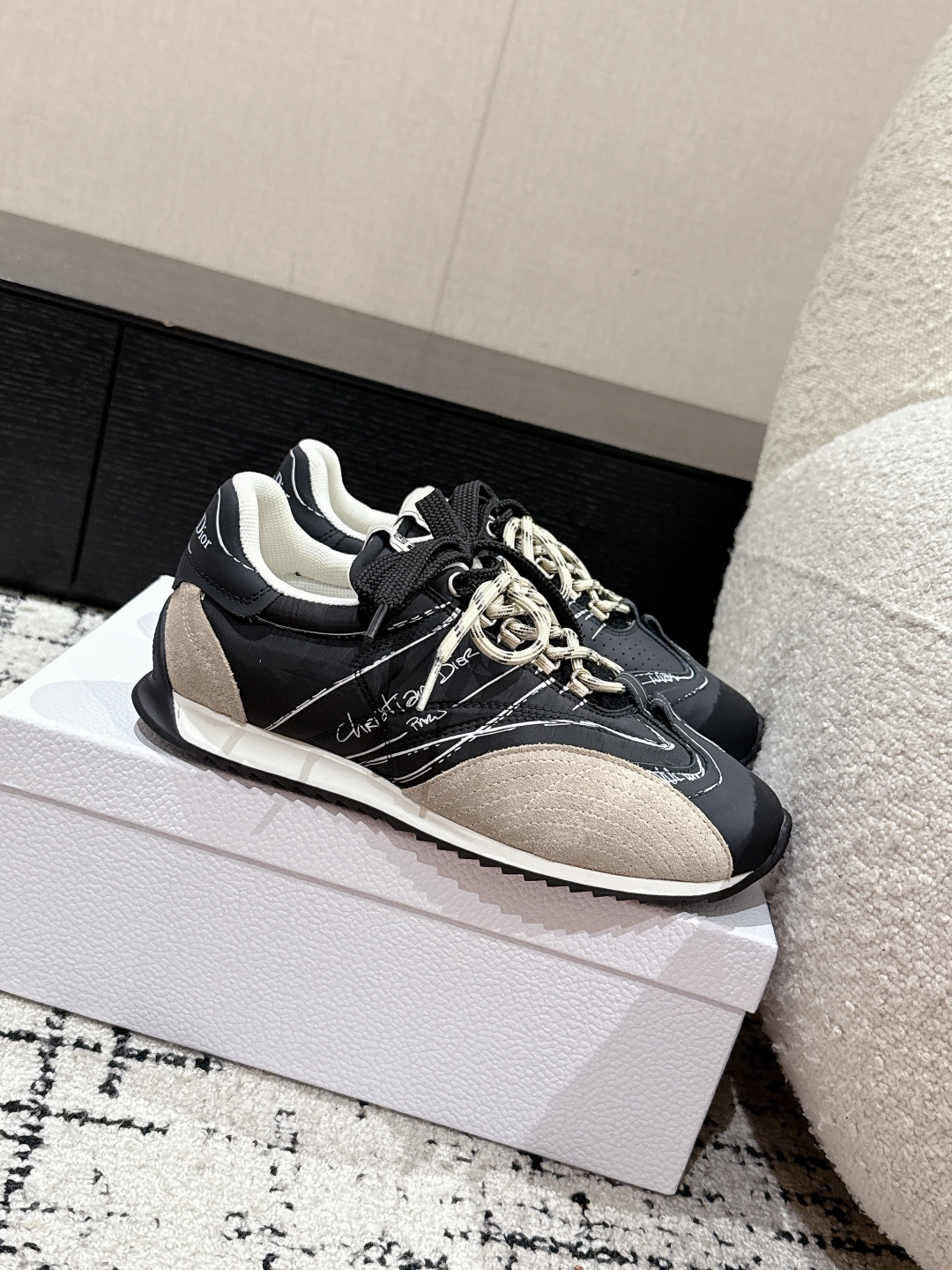 Dior Male Sneakers Breathable S