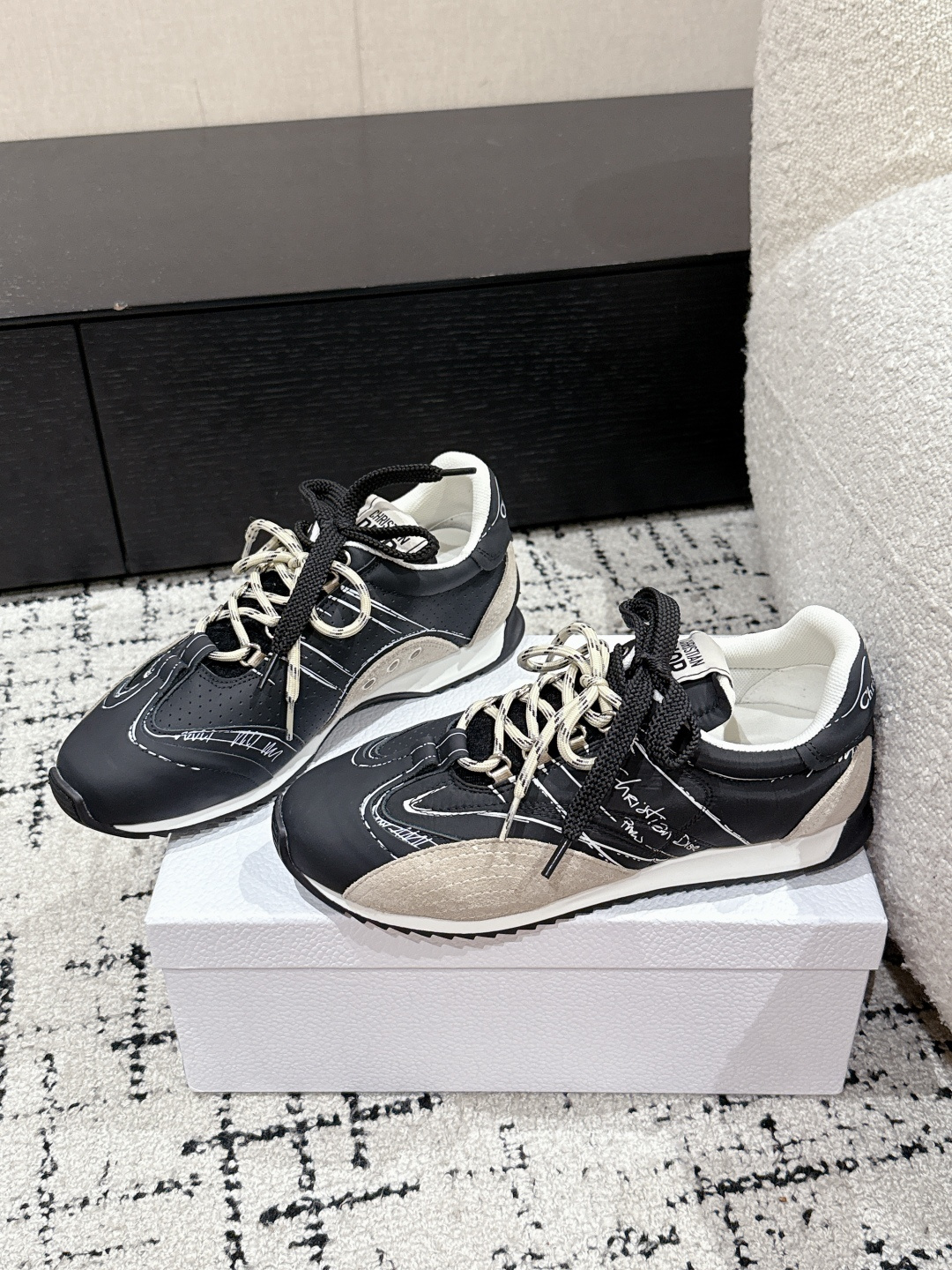 Dior Male Sneakers Breathable S