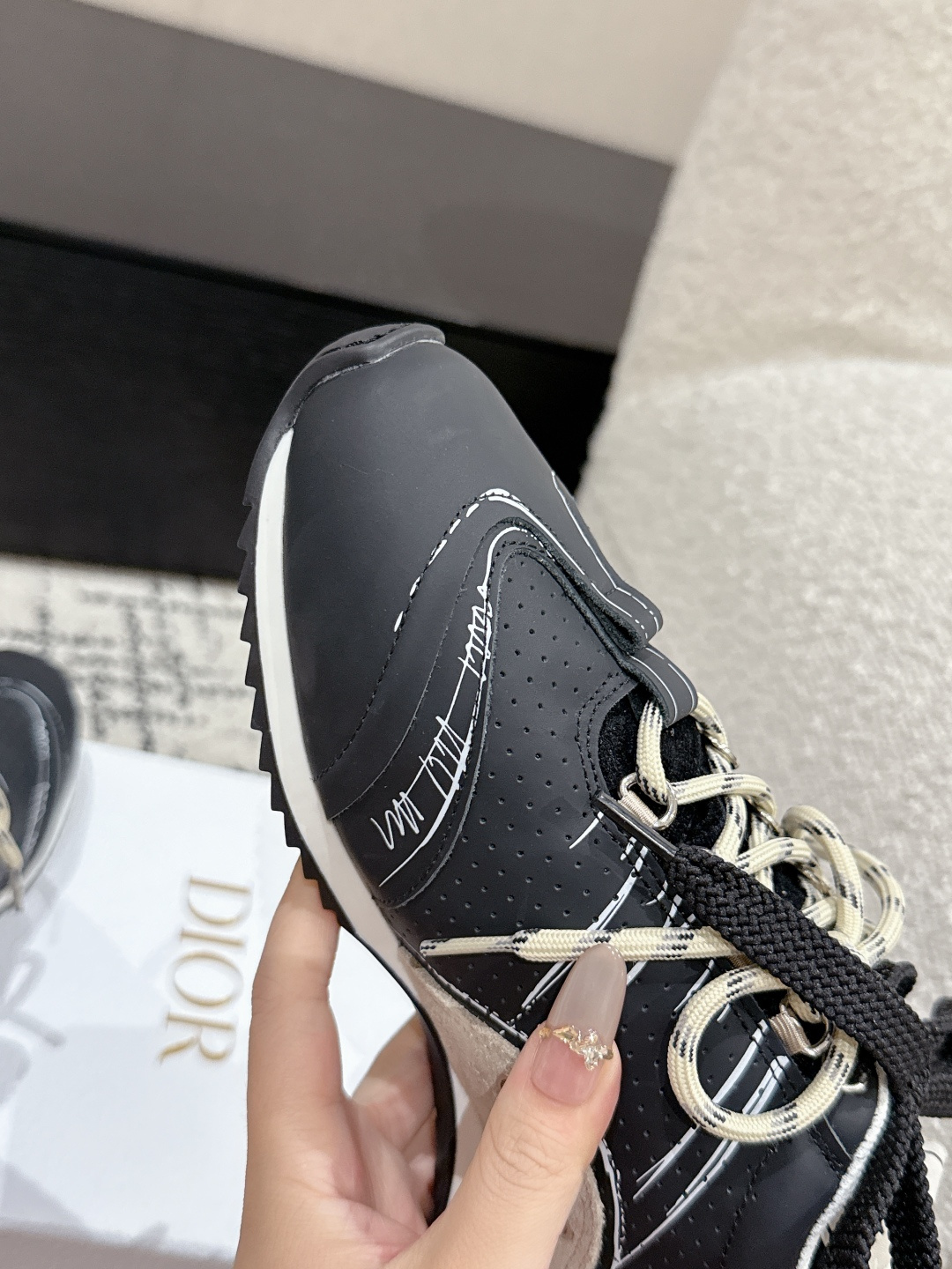 Dior Male Sneakers Breathable S