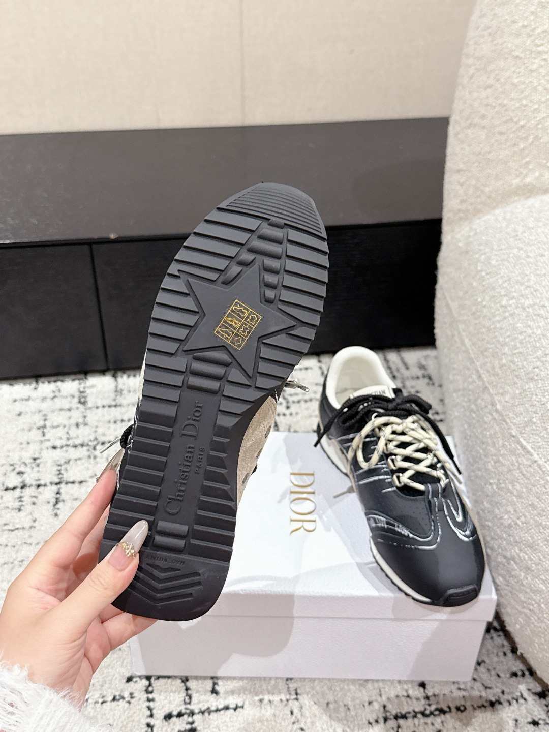 Dior Male Sneakers Breathable S