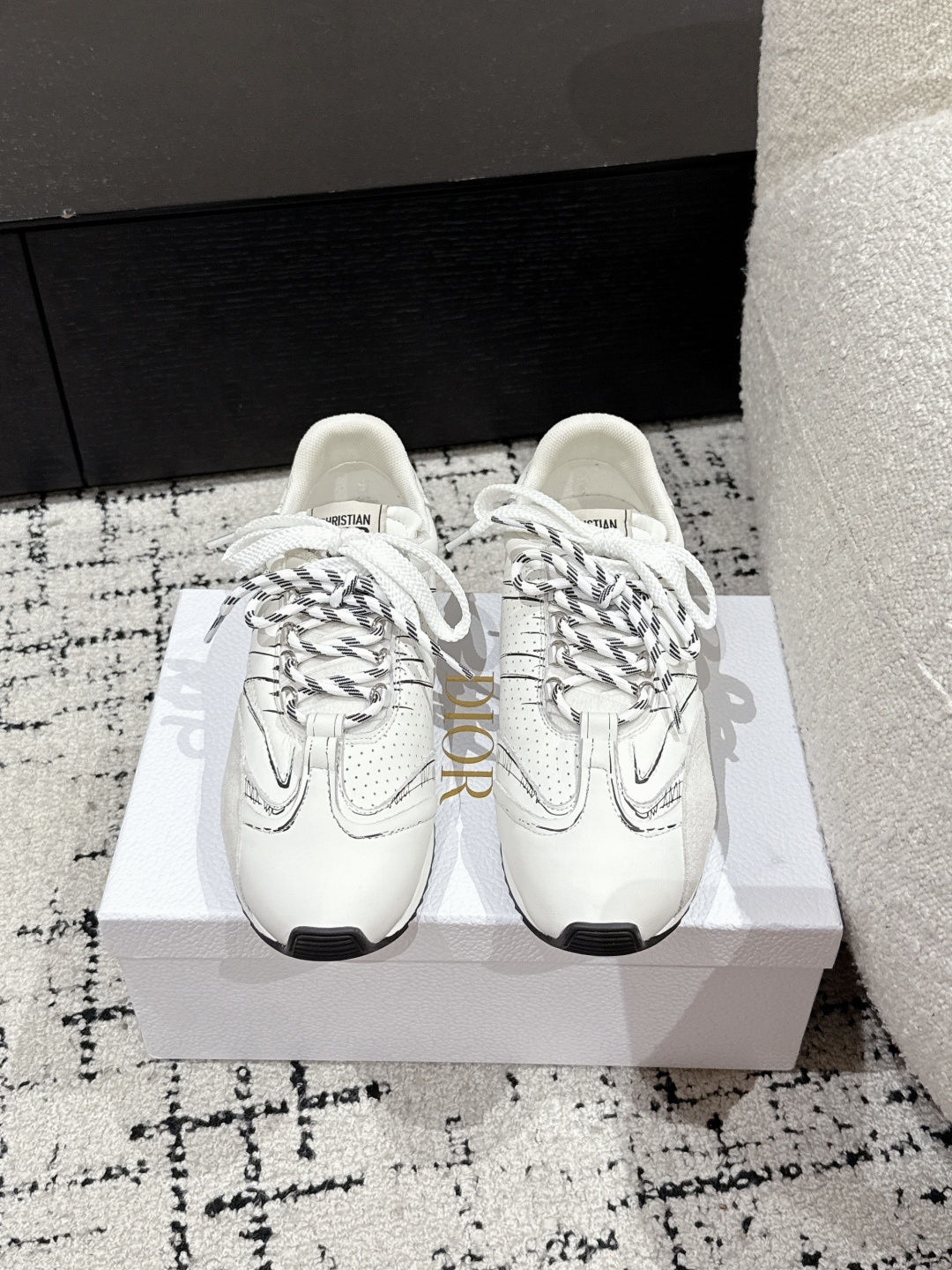 Dior Male Sneakers Breathable S