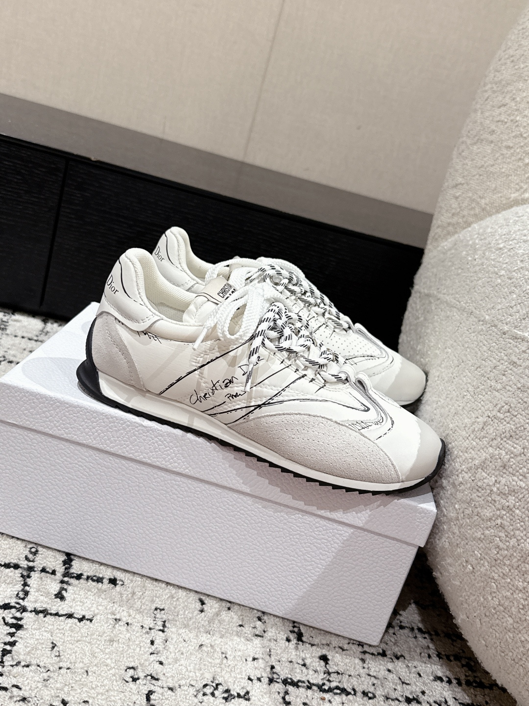 Dior Male Sneakers Breathable S