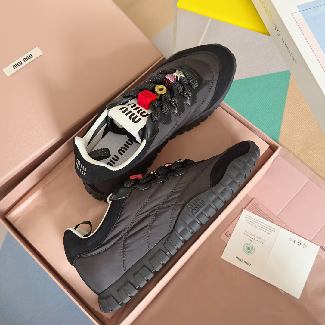 Miu Miu Female Sneakers Breathable M-s