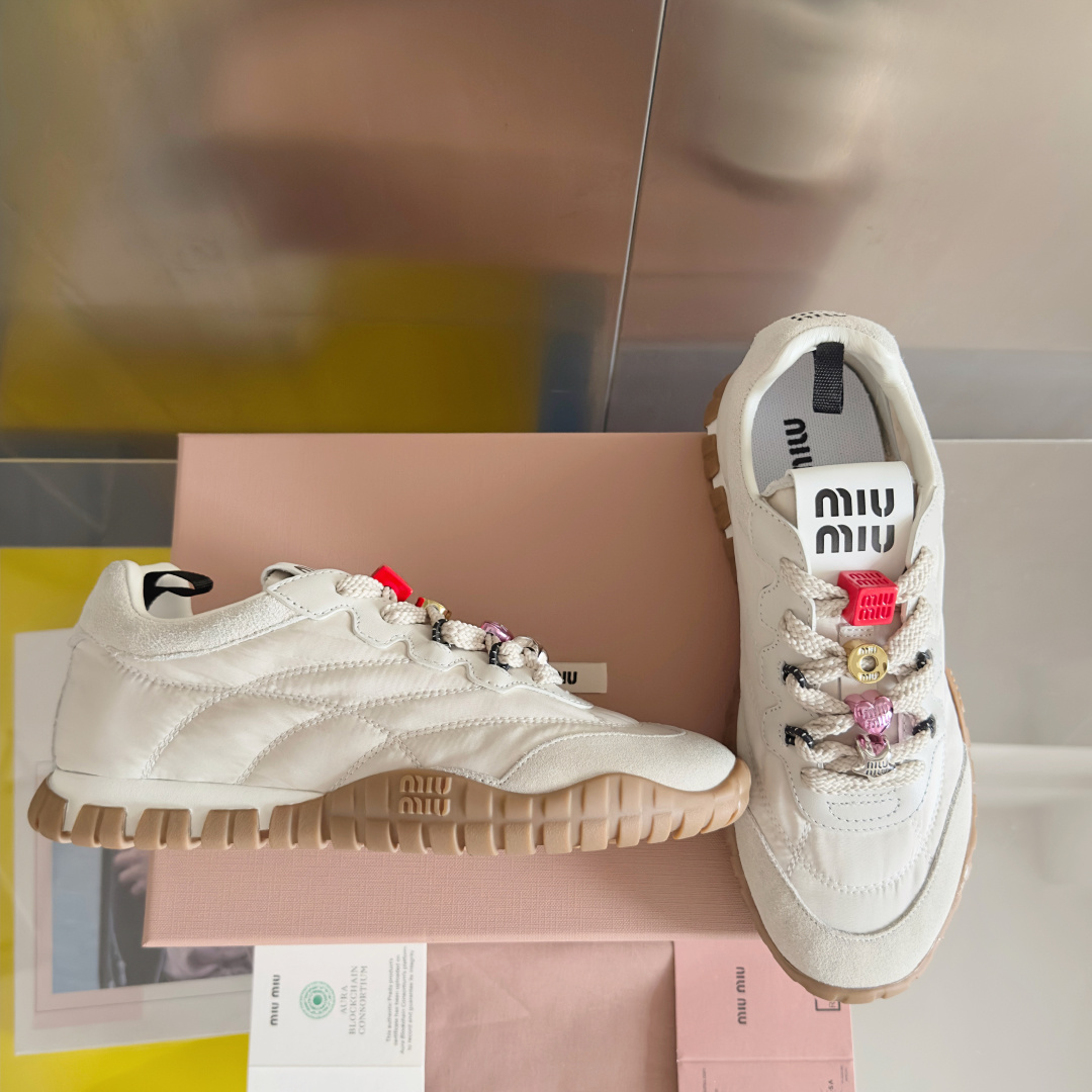Miu Miu Female Sneakers Breathable M-s