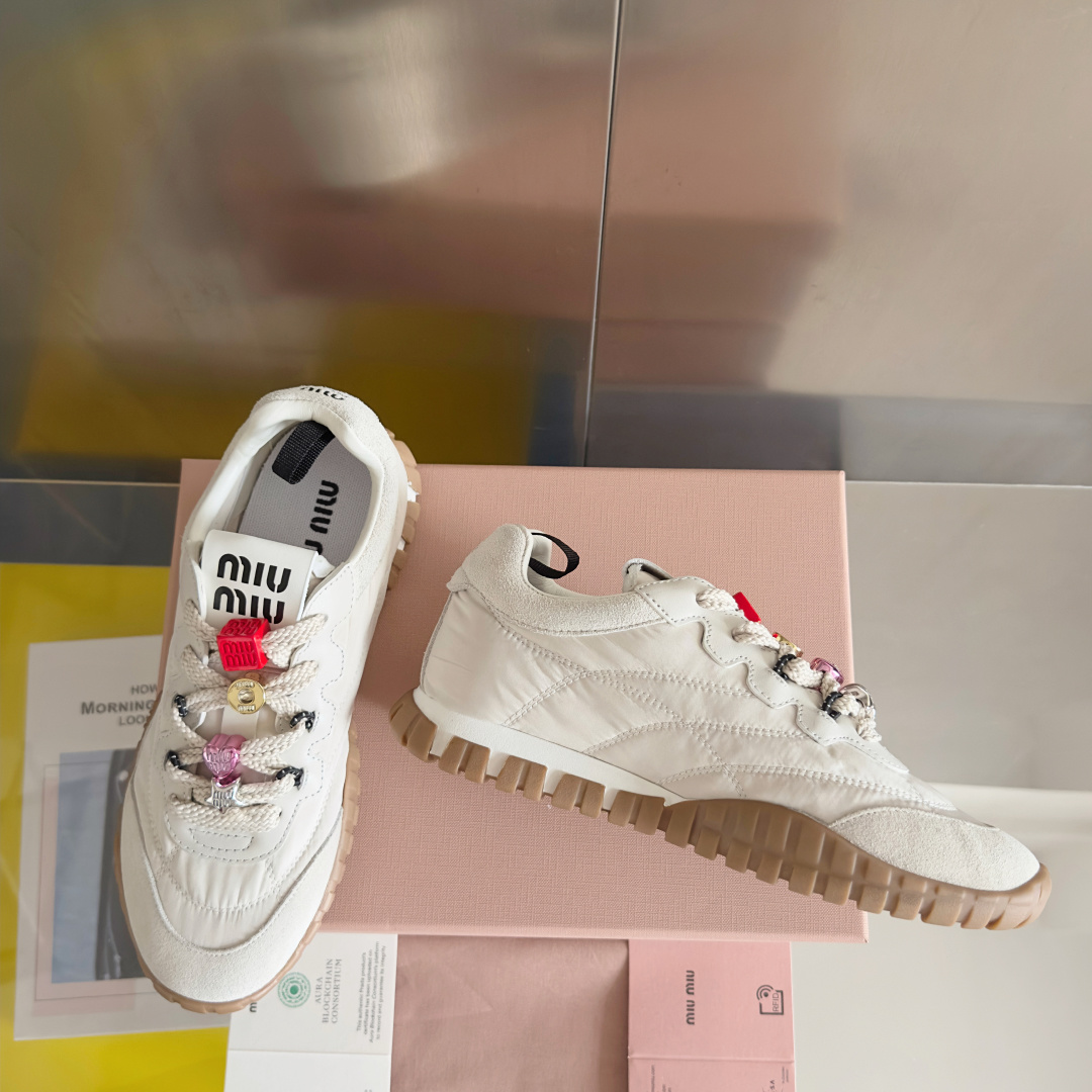 Miu Miu Female Sneakers Breathable M-s