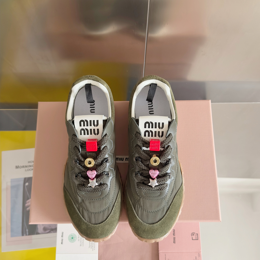 Miu Miu Female Sneakers Breathable M-s