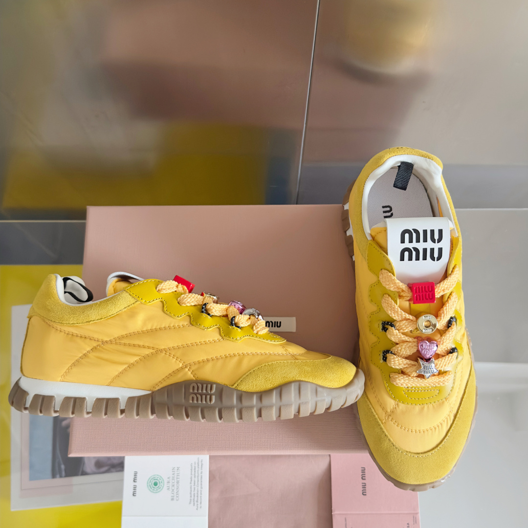 Miu Miu Female Sneakers Breathable M-s