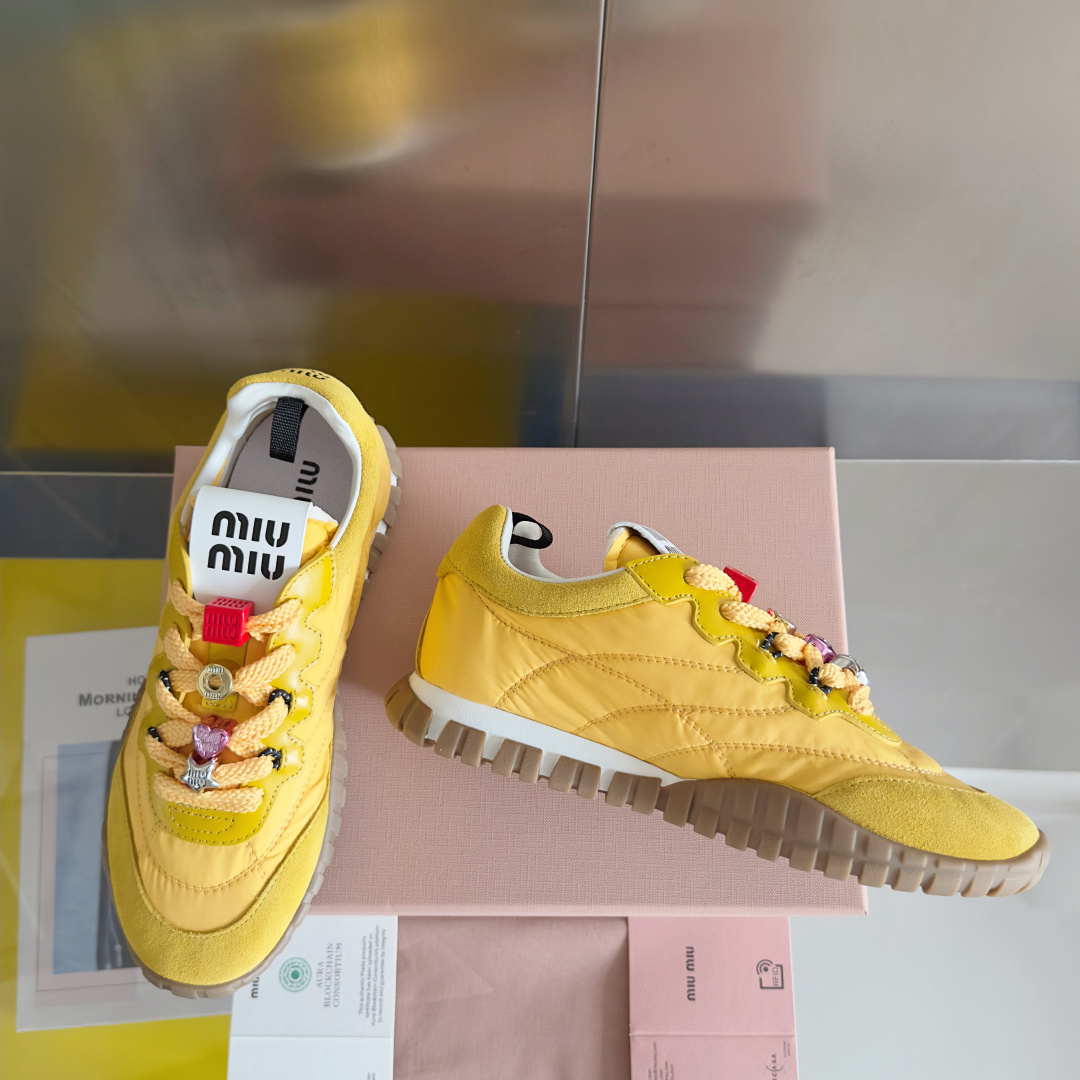 Miu Miu Female Sneakers Breathable M-s
