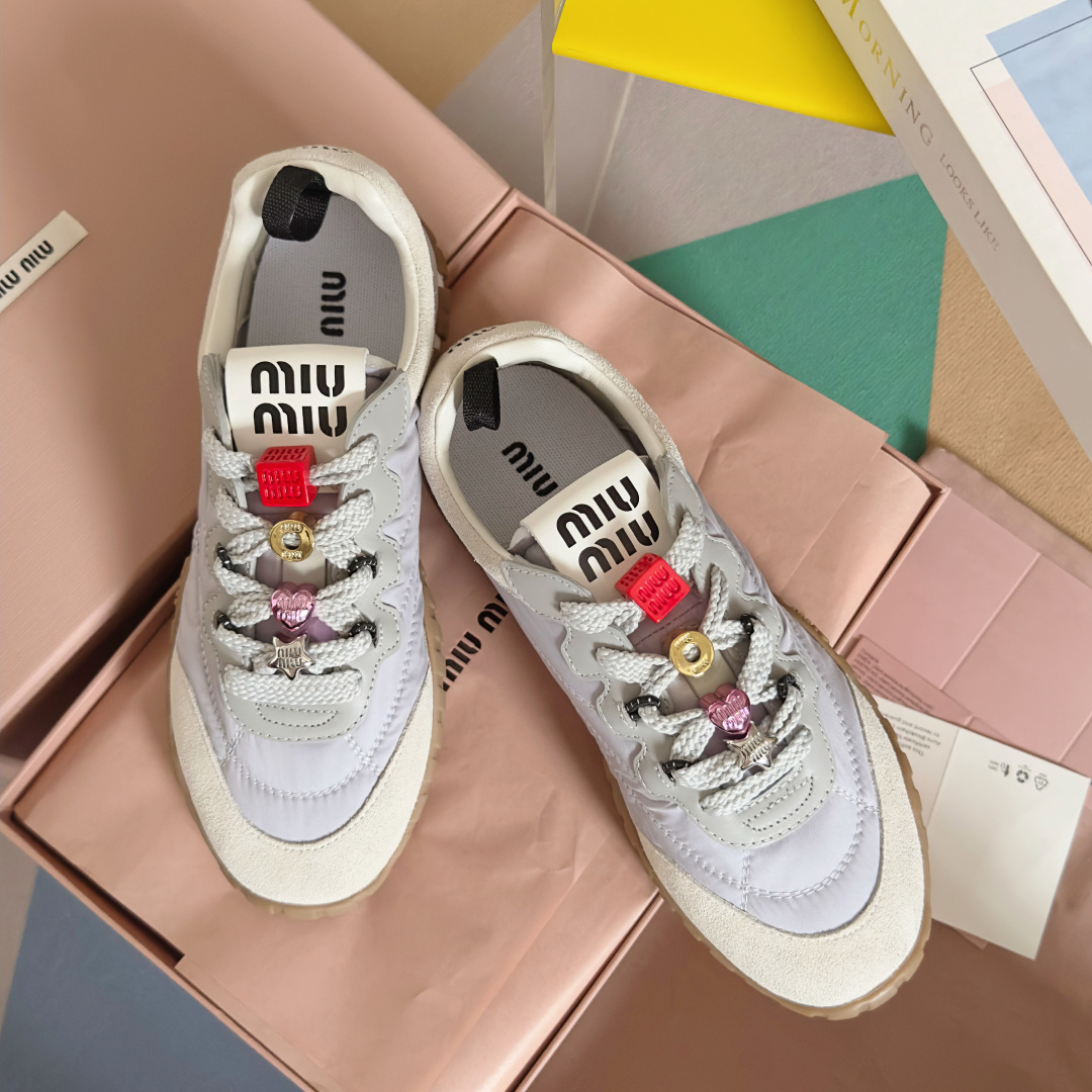 Miu Miu Female Sneakers Breathable M-s