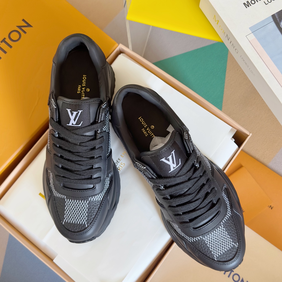 Louis Vuitton Male Running Shoes Breathable M-l-s