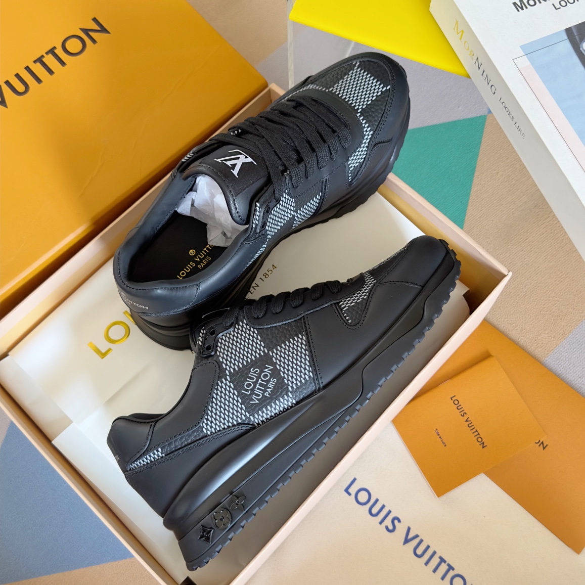 Louis Vuitton Male Running Shoes Breathable M-l-s