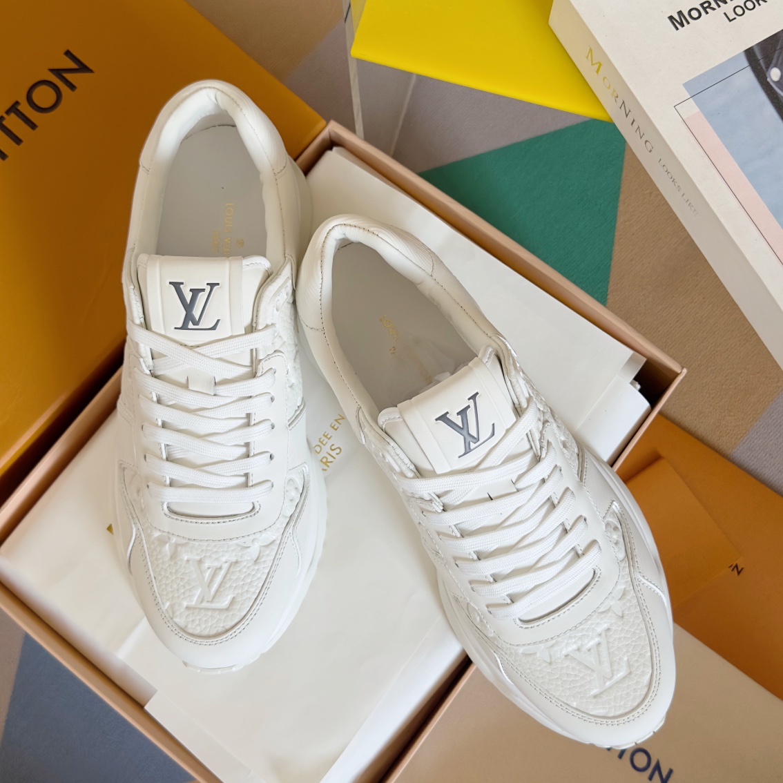 Louis Vuitton Male Running Shoes Breathable M-l-s