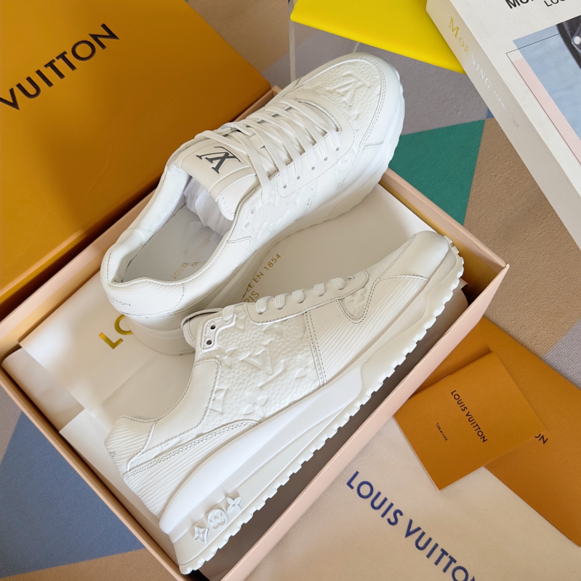 Louis Vuitton Male Running Shoes Breathable M-l-s