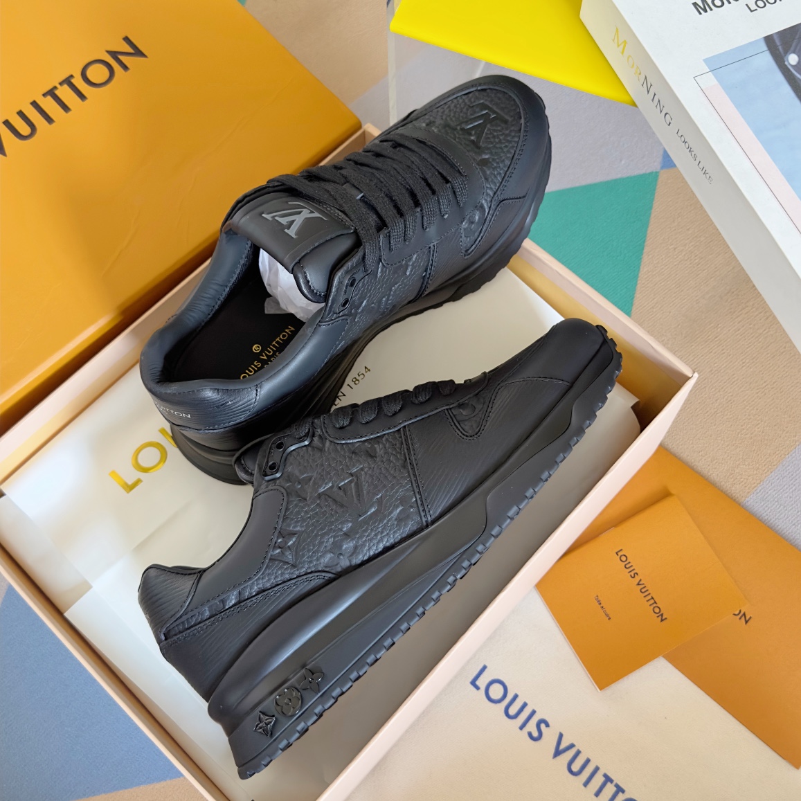 Louis Vuitton Male Running Shoes Breathable M-l-s