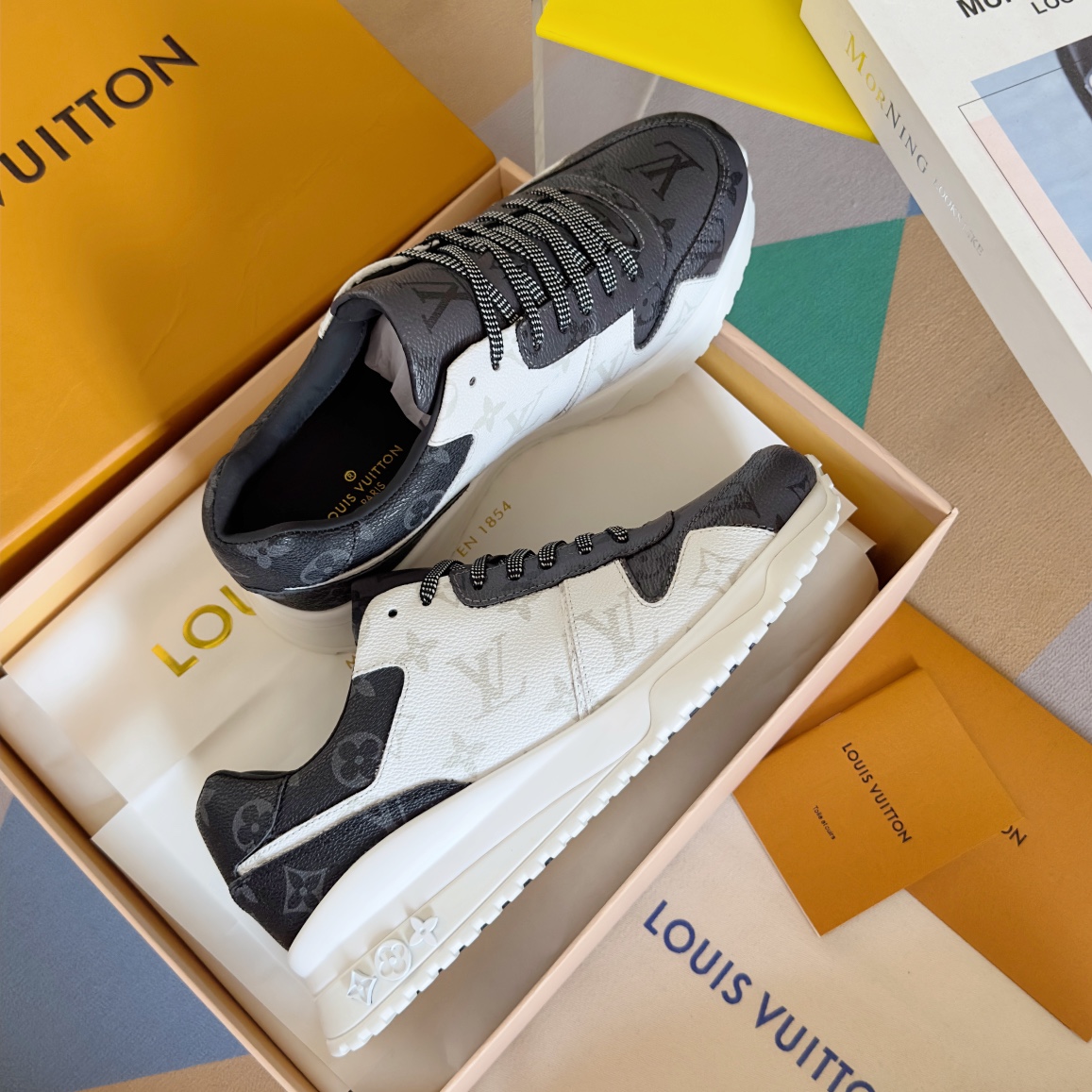 Louis Vuitton Male Running Shoes Breathable M-l-s