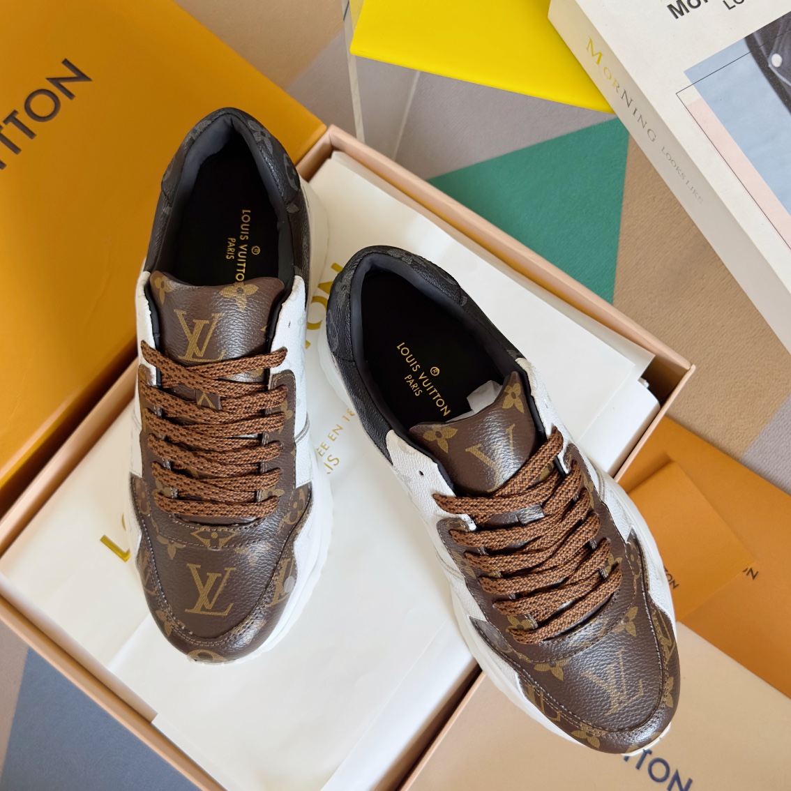 Louis Vuitton Male Running Shoes Breathable M-l-s