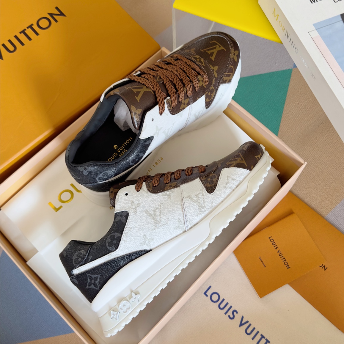 Louis Vuitton Male Running Shoes Breathable M-l-s