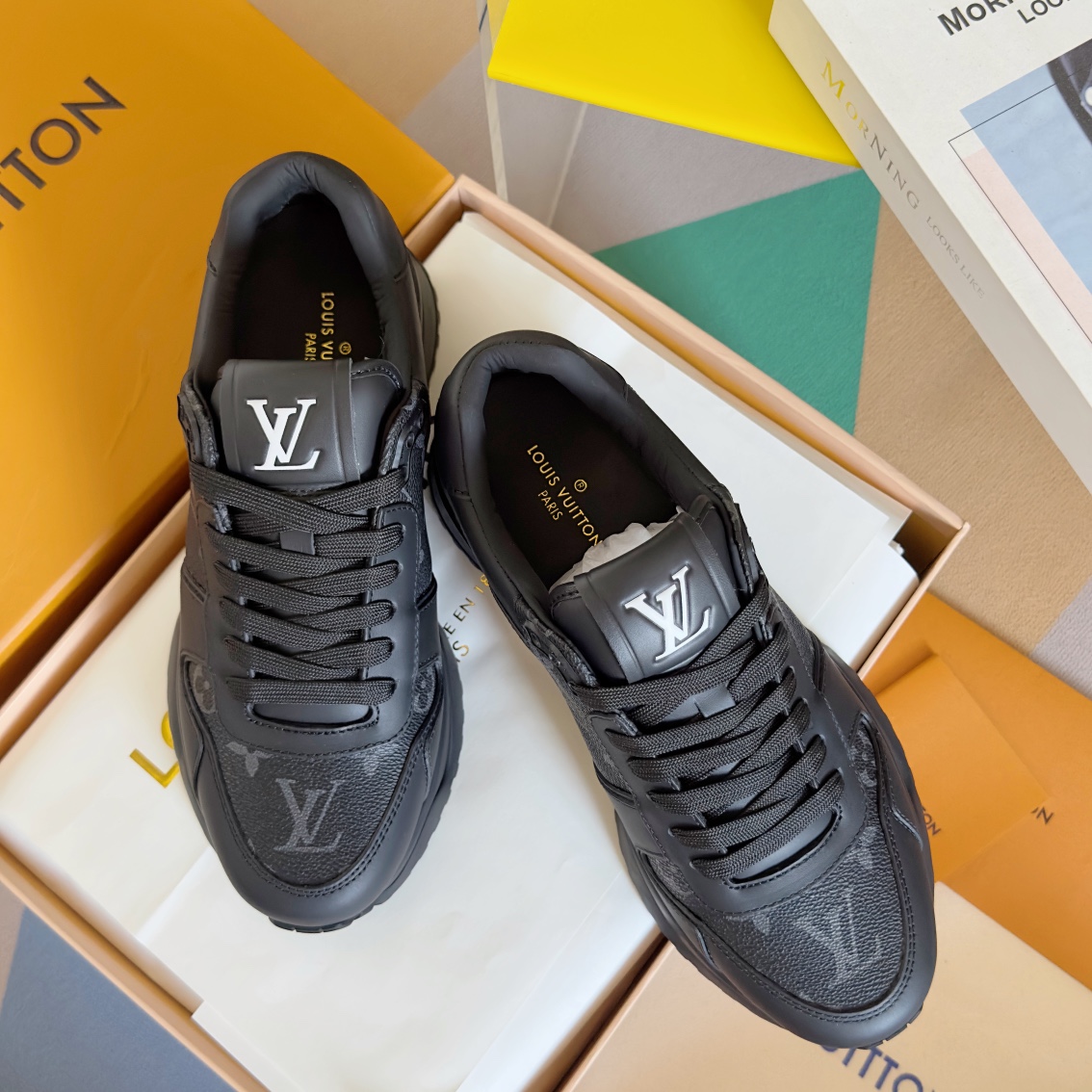 Louis Vuitton Male Running Shoes Breathable M-l-s