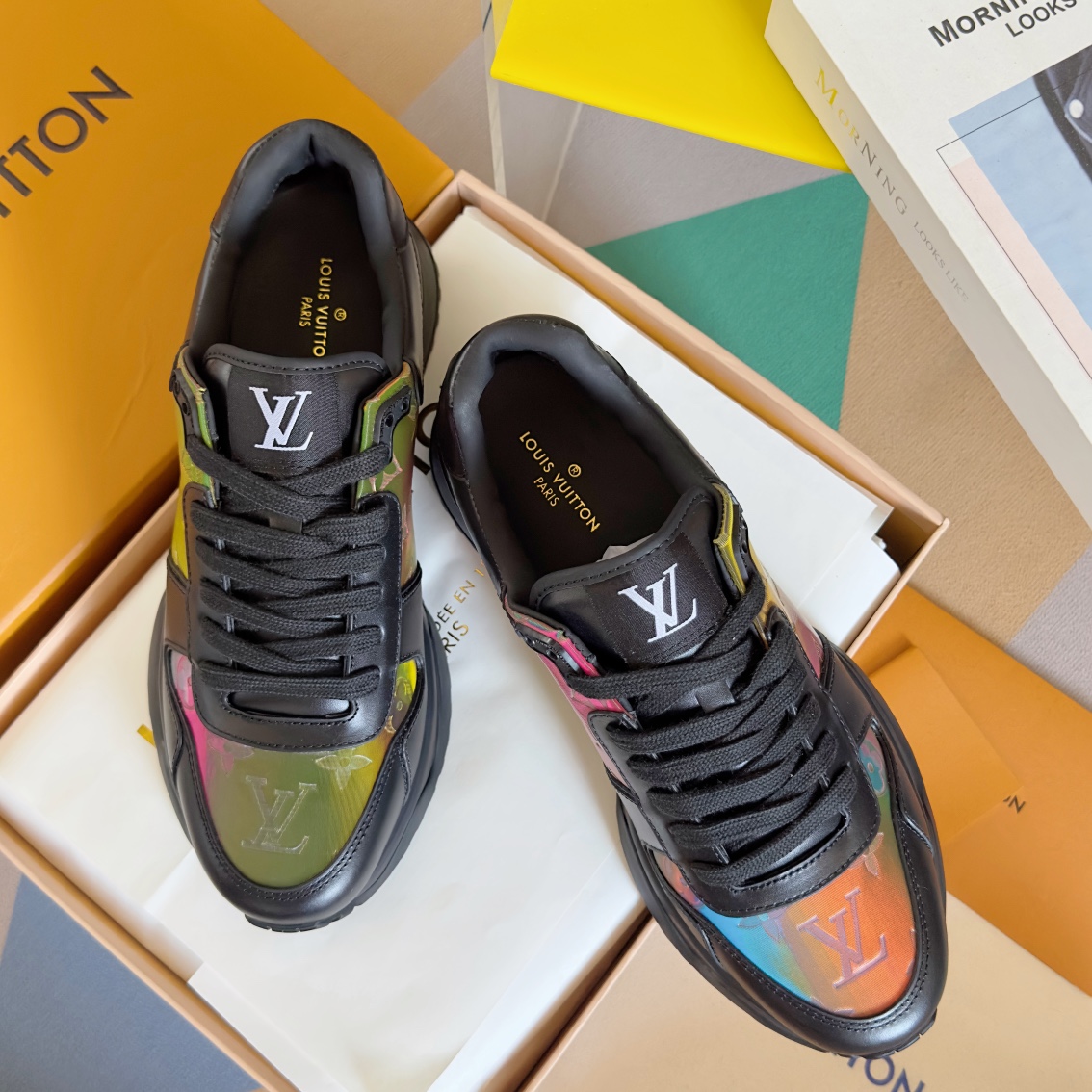 Louis Vuitton Male Running Shoes Breathable M-l-s