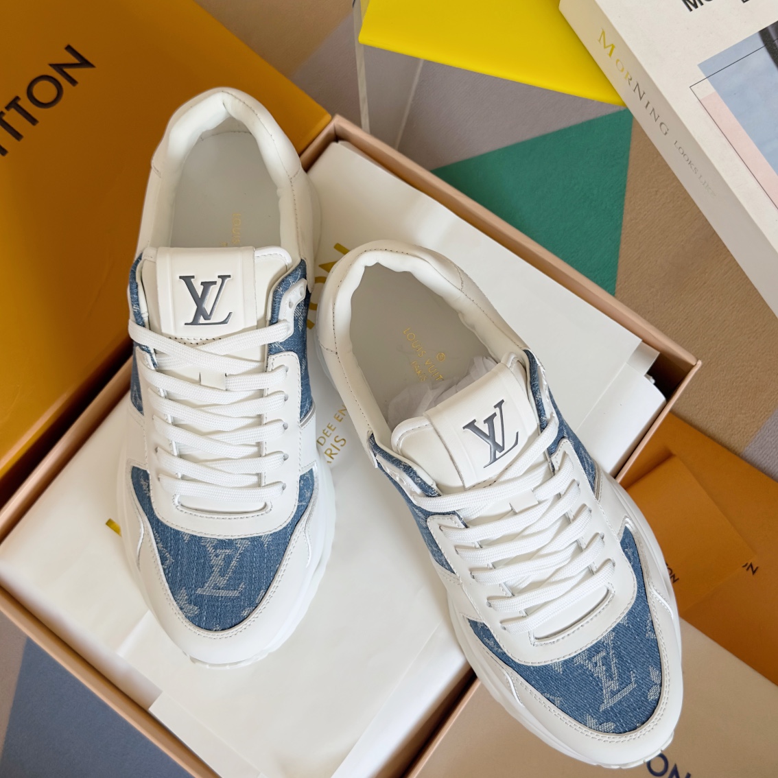 Louis Vuitton Male Running Shoes Breathable M-l-s