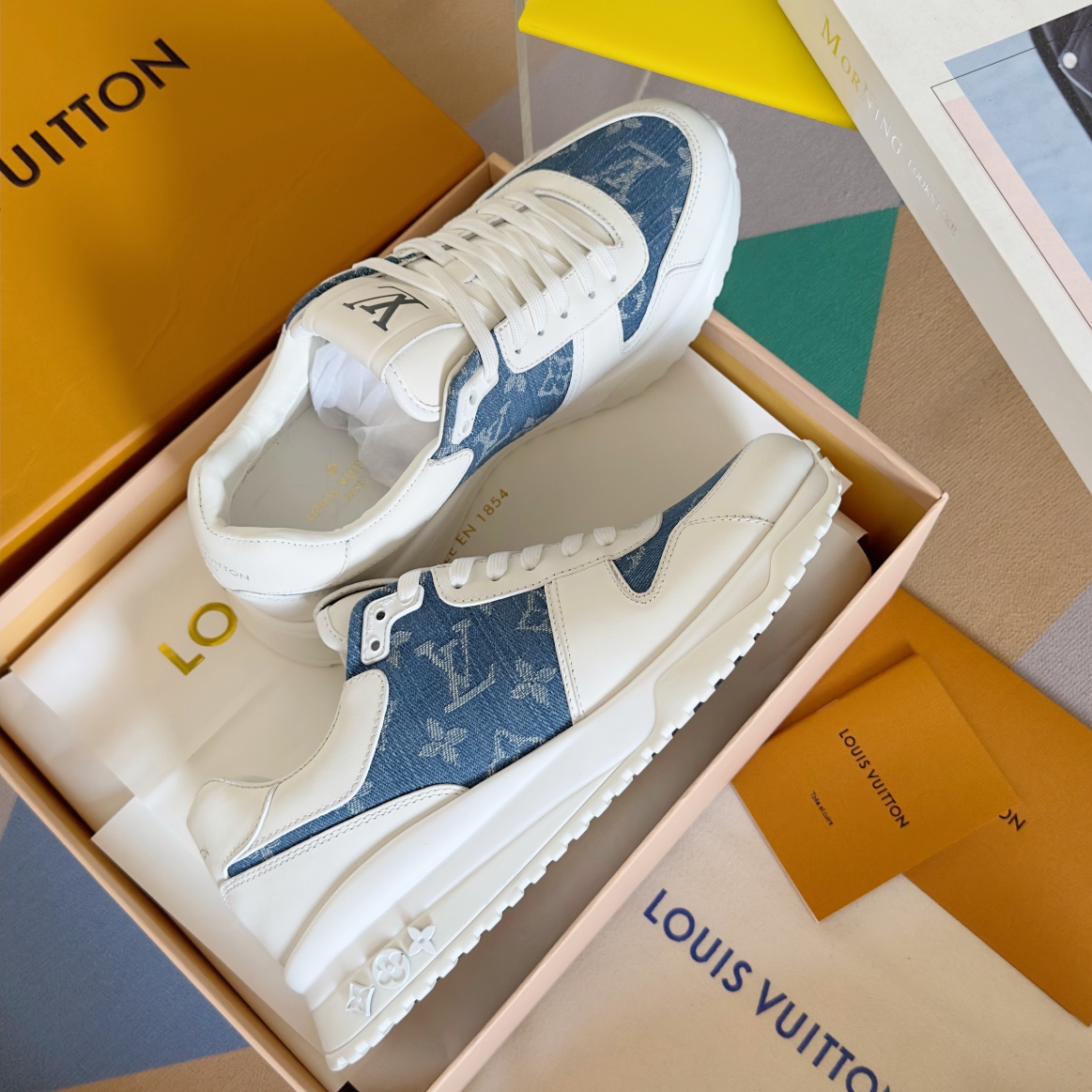 Louis Vuitton Male Running Shoes Breathable M-l-s