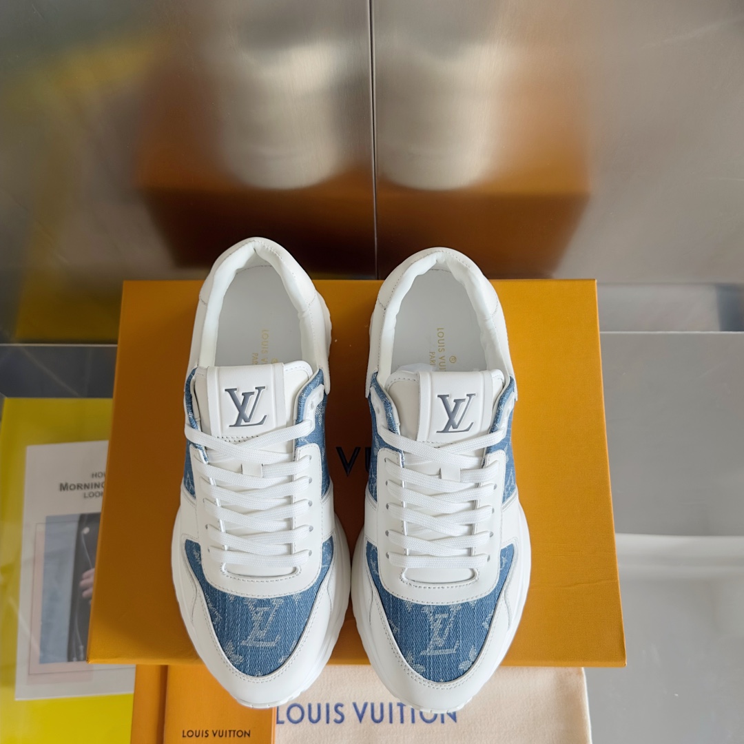 Louis Vuitton Male Running Shoes Breathable M-l-s