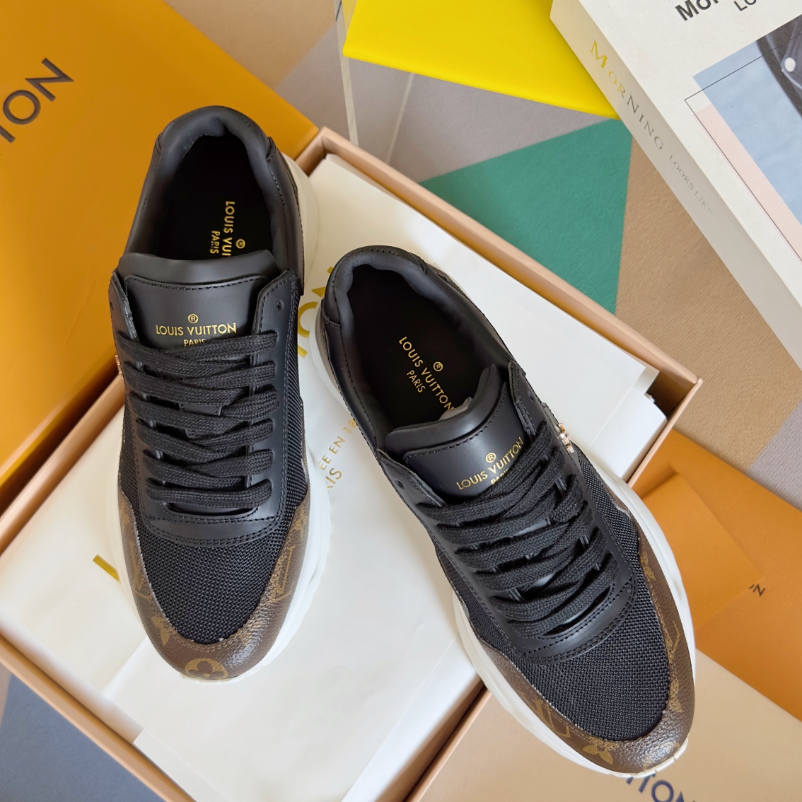 Louis Vuitton Male Running Shoes Breathable M-l-s