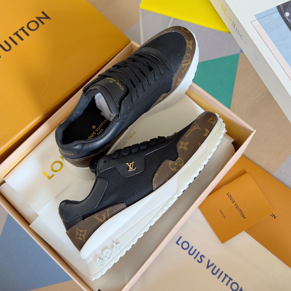 Louis Vuitton Male Running Shoes Breathable M-l-s