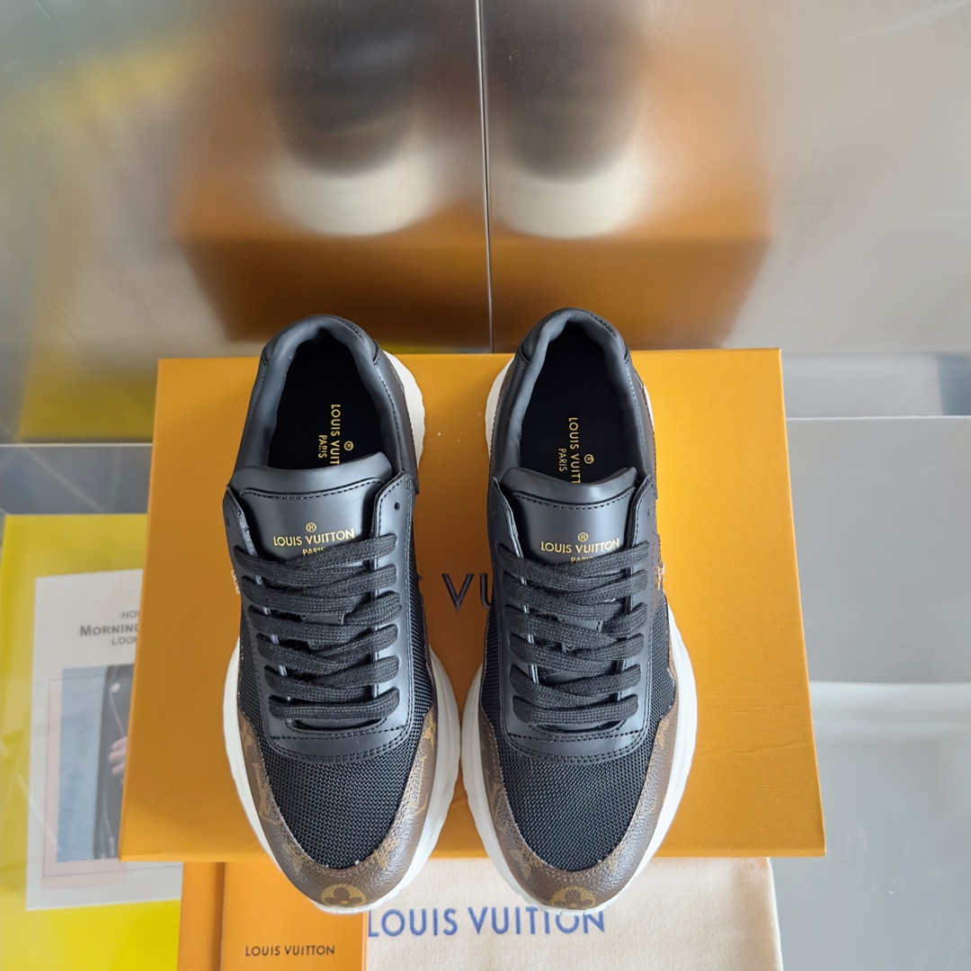 Louis Vuitton Male Running Shoes Breathable M-l-s