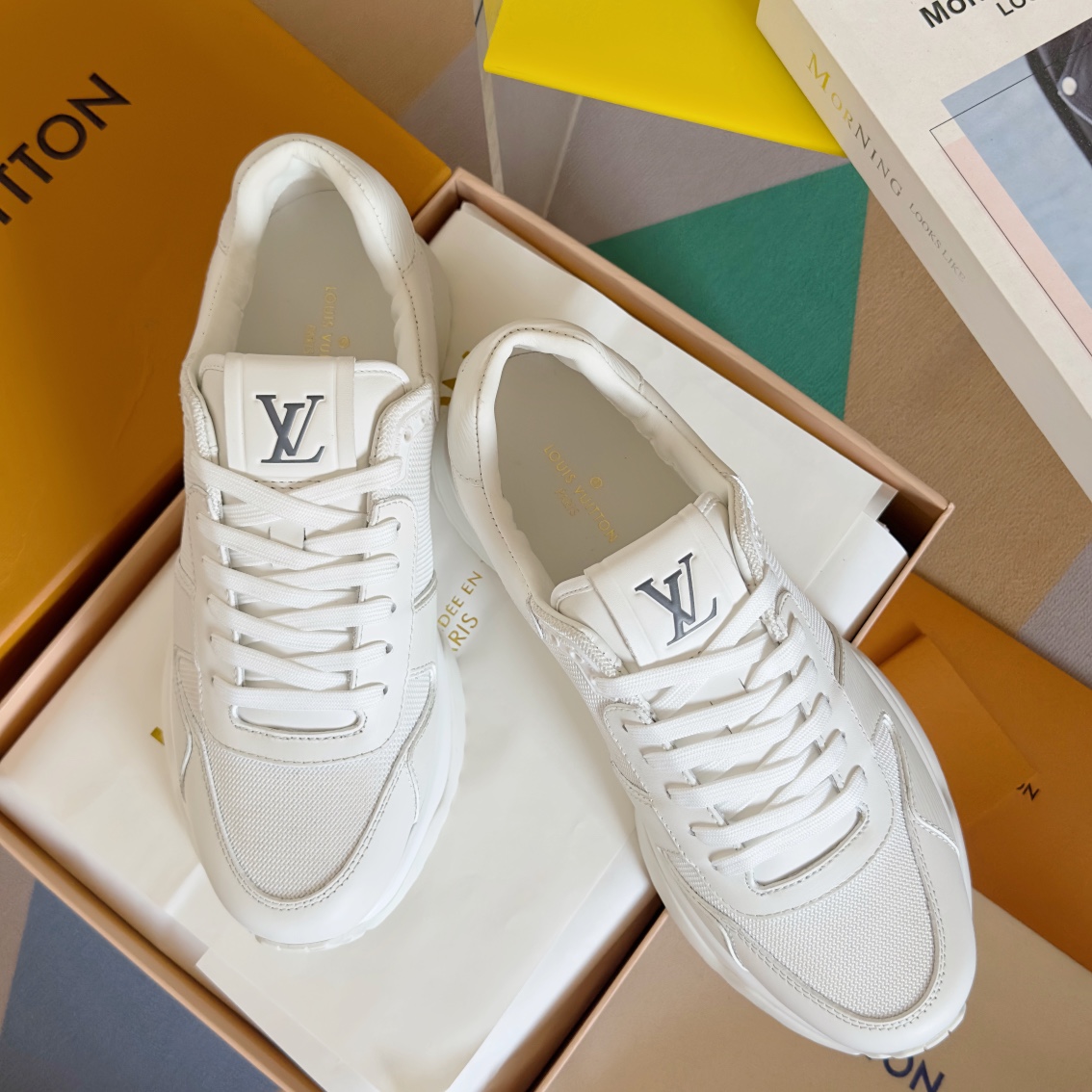 Louis Vuitton Male Running Shoes Breathable M-l-s