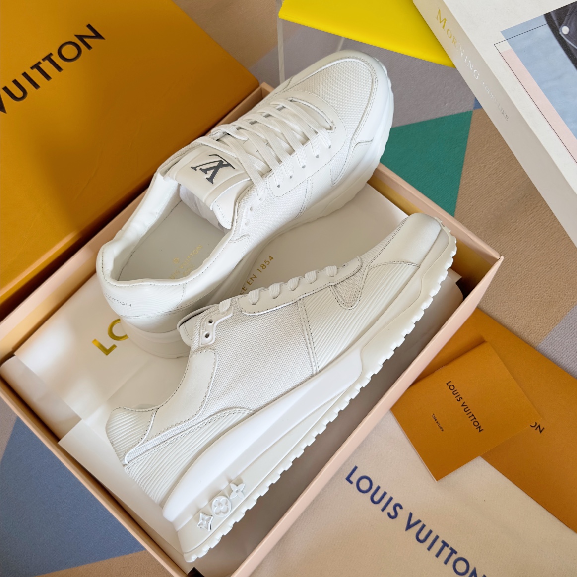 Louis Vuitton Male Running Shoes Breathable M-l-s