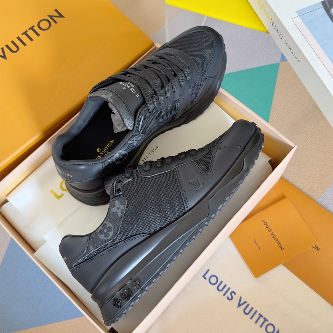 Louis Vuitton Male Running Shoes Breathable M-l-s