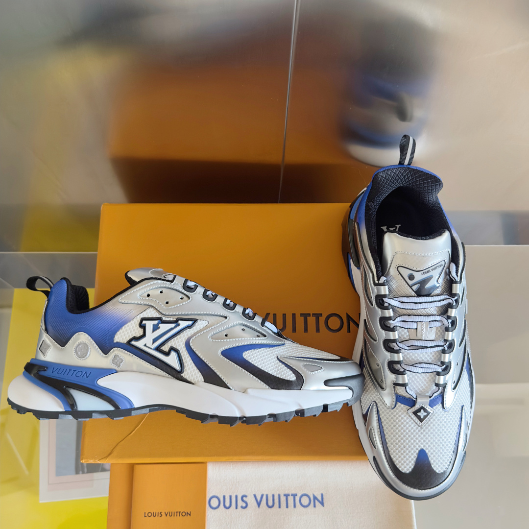 Louis Vuitton Male Running Shoes Breathable M-l-s