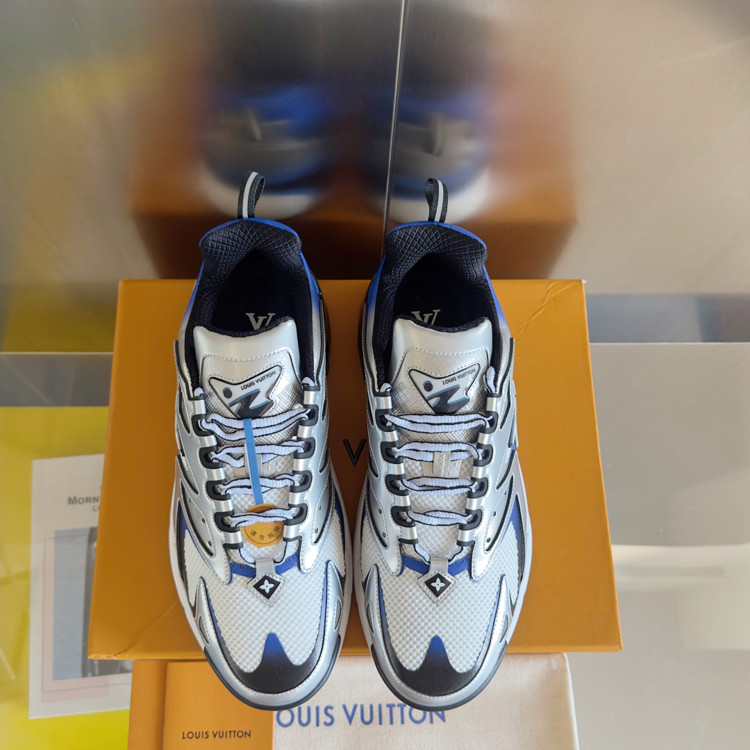 Louis Vuitton Male Running Shoes Breathable M-l-s