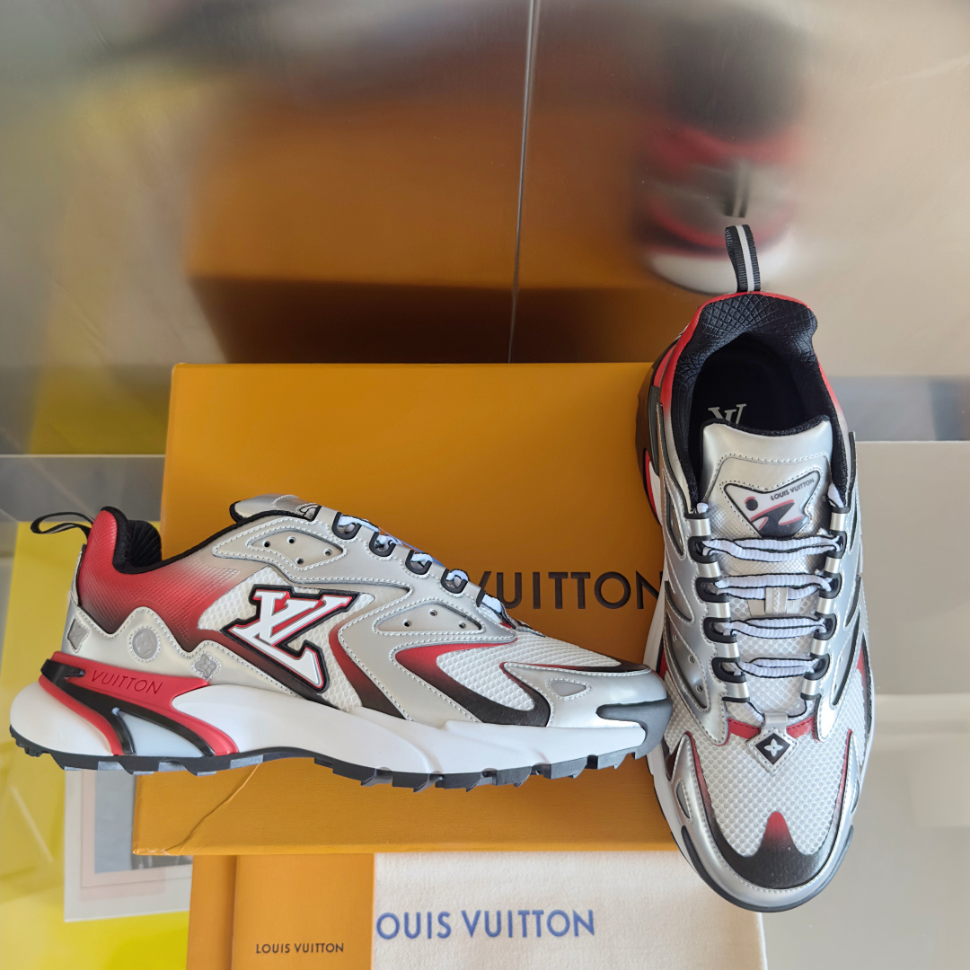Louis Vuitton Male Running Shoes Breathable M-l-s