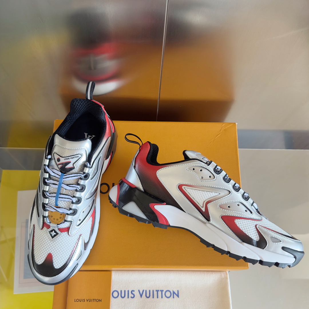 Louis Vuitton Male Running Shoes Breathable M-l-s