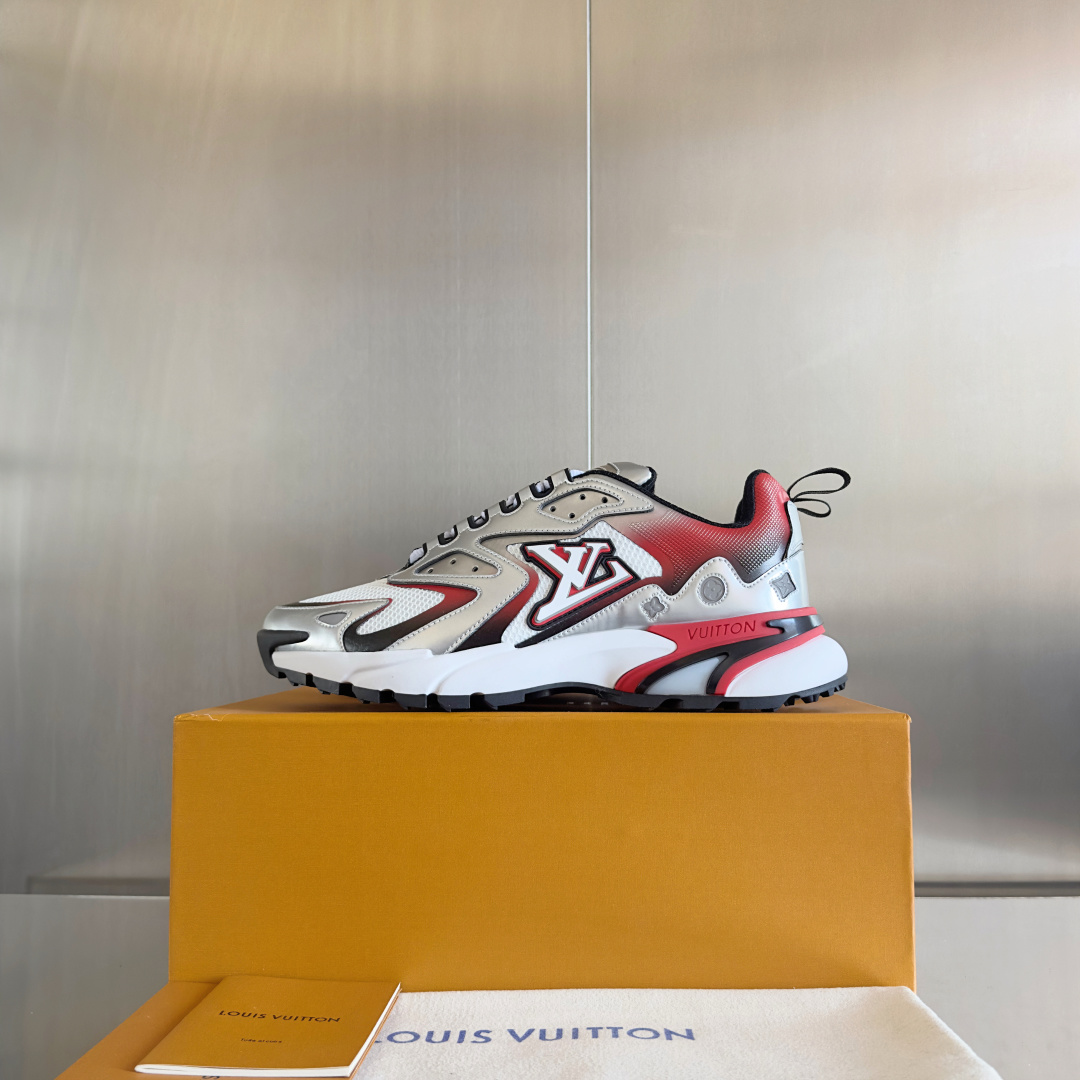 Louis Vuitton Male Running Shoes Breathable M-l-s